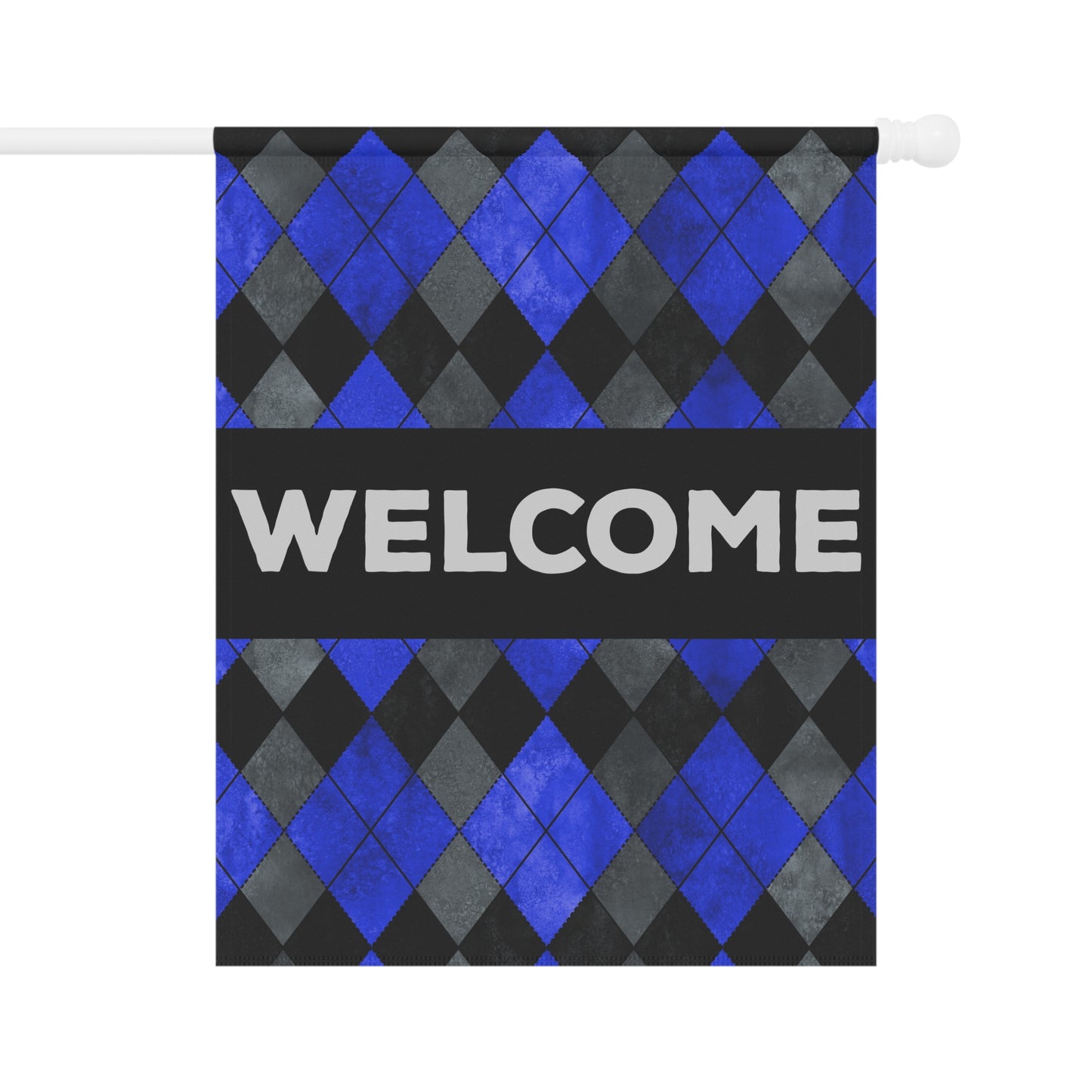 Frankie Welcome 2-Sided Garden & House Flag/Banner