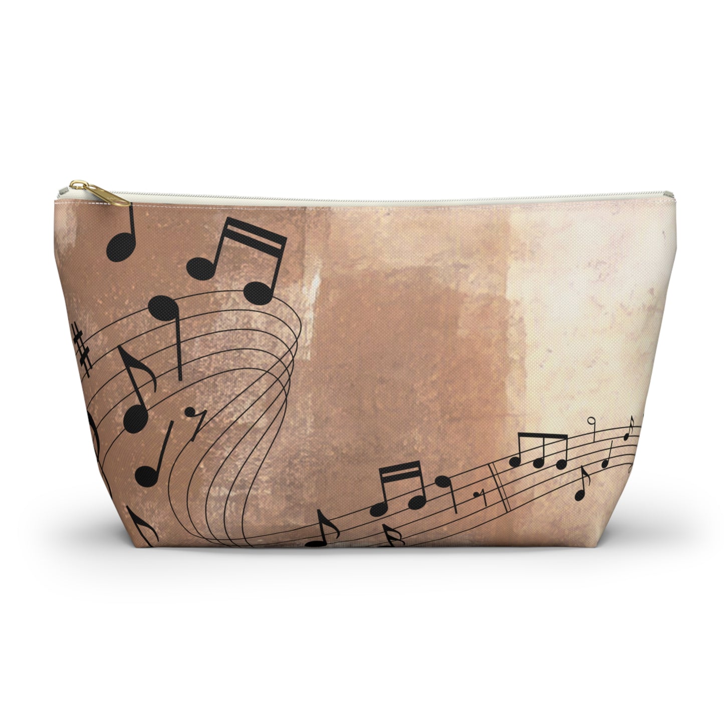 Music Notes Scuff Accessory Pouch w T-bottom