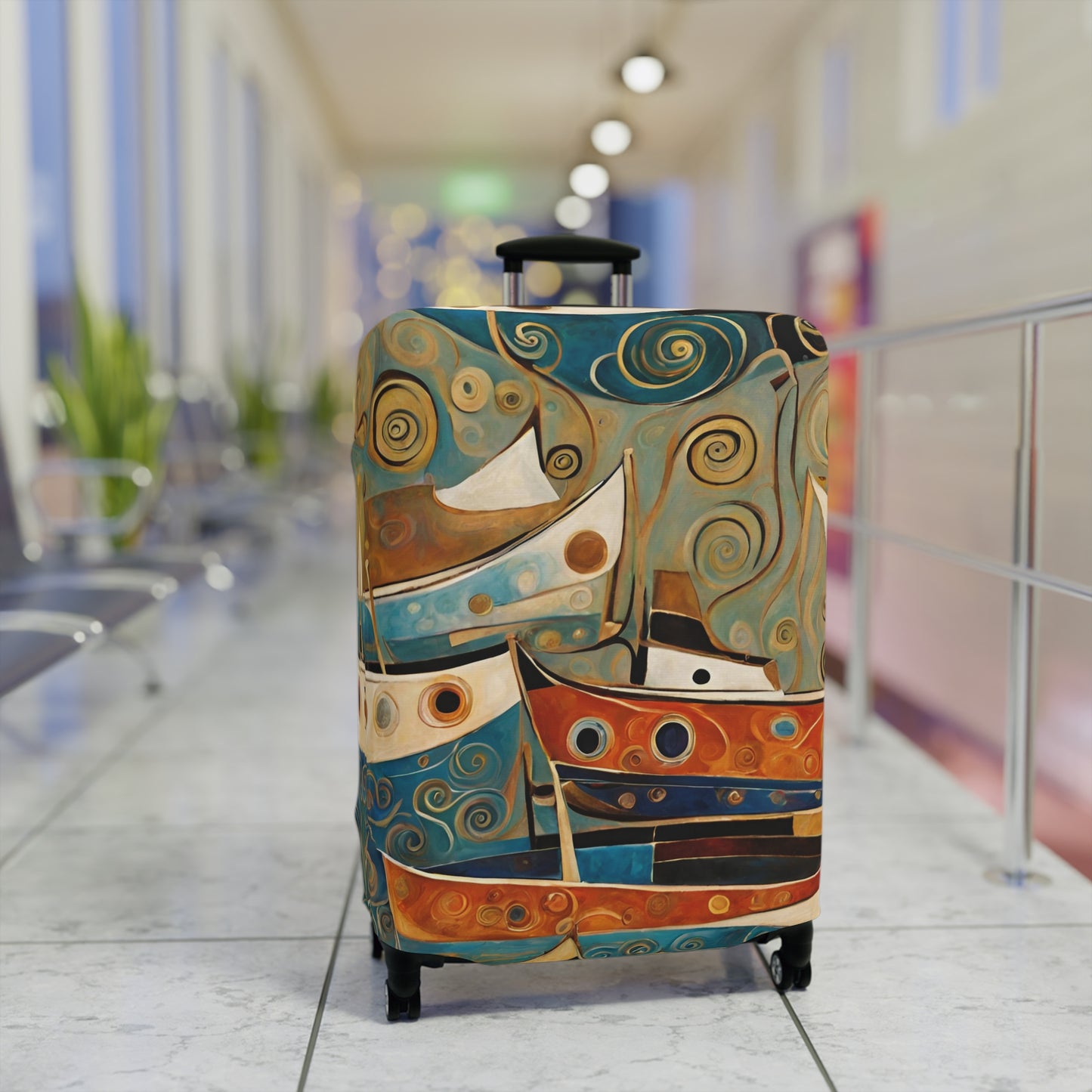 The Harbor Luggage Cover