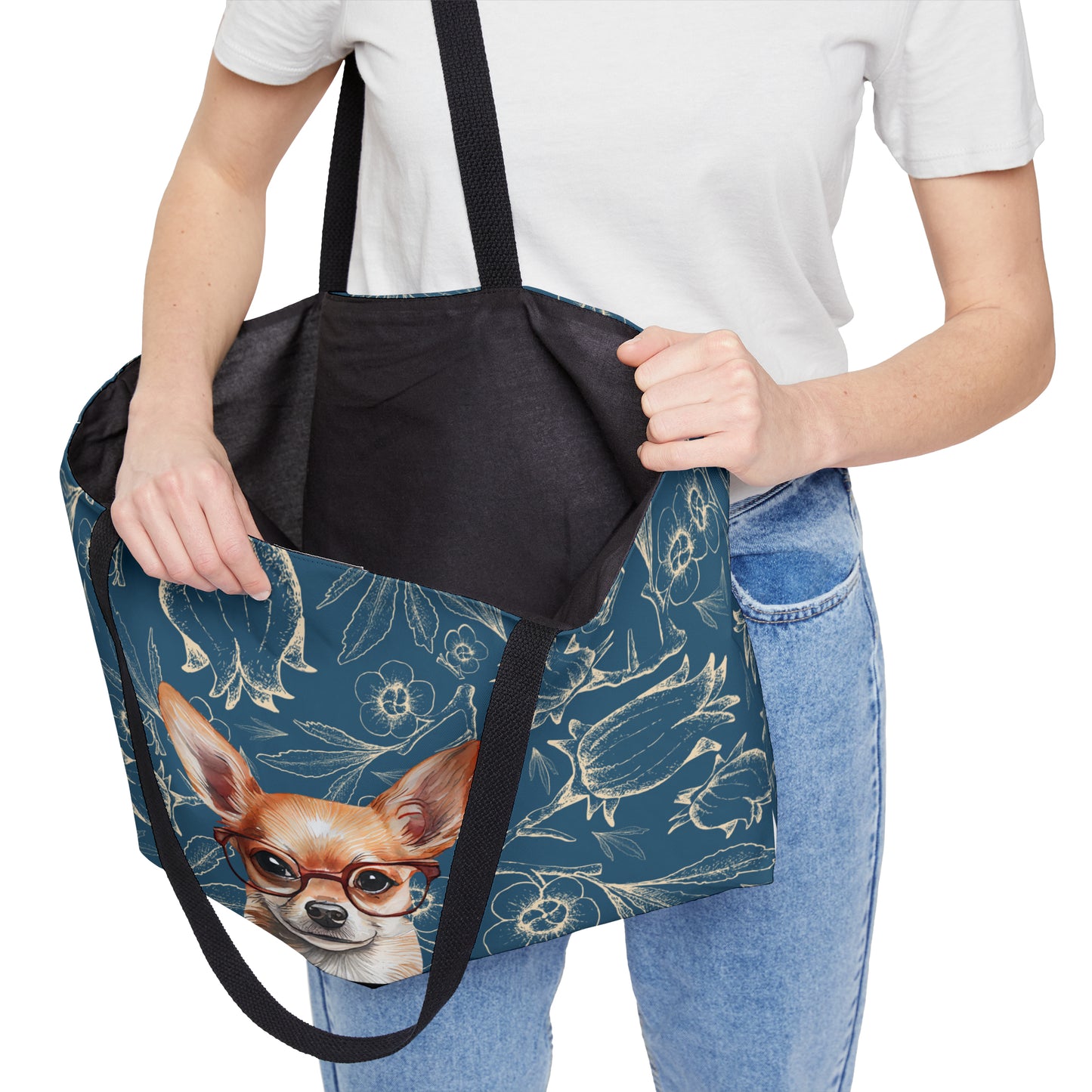 Chihuahua in Glasses Weekender Tote Bag