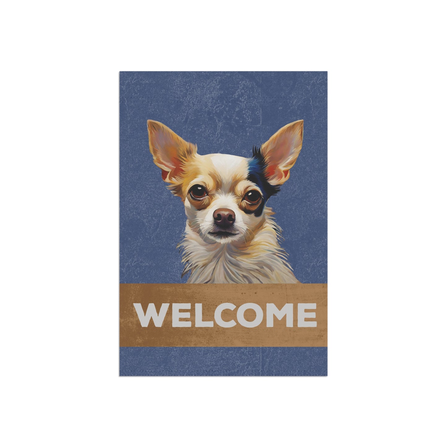 Chihuahua Welcome 2-Sided Garden & House Flag/Banner