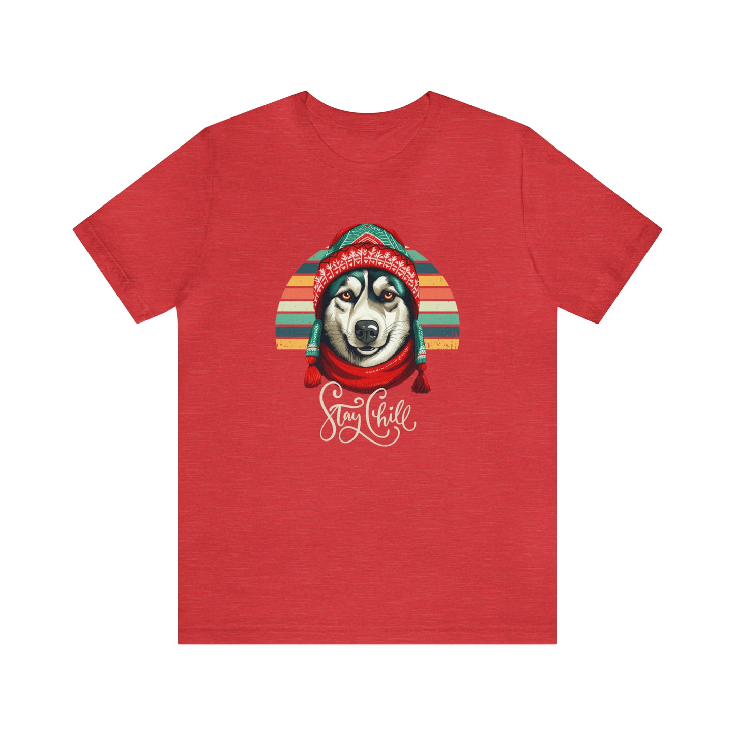 Stay Chill Alaskan Malamute Unisex Jersey Short Sleeve Tee