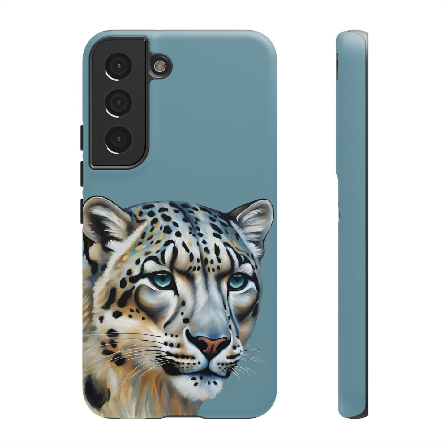 Snow Leopard iPhone Samsung Galaxy Google Pixel Tough Cases