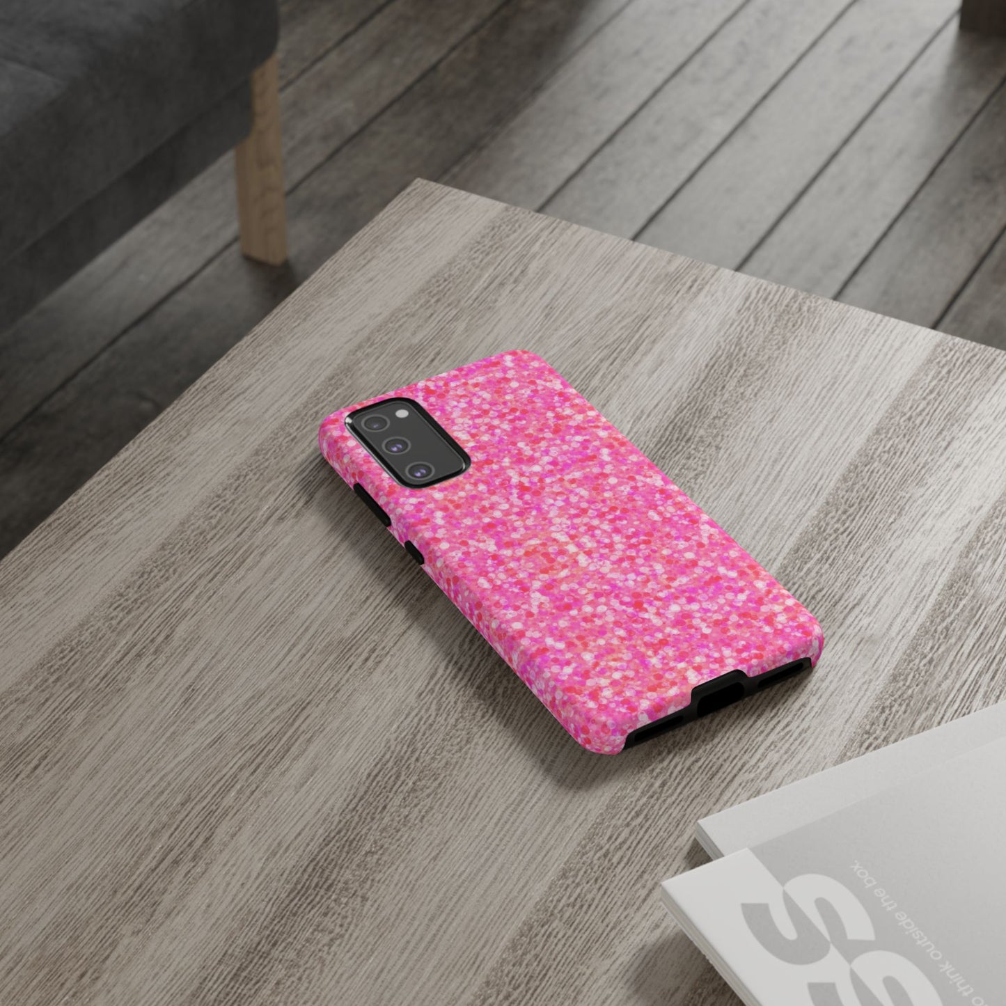 Poppin Pink iPhone Samsung Galaxy Google Pixel Tough Cases