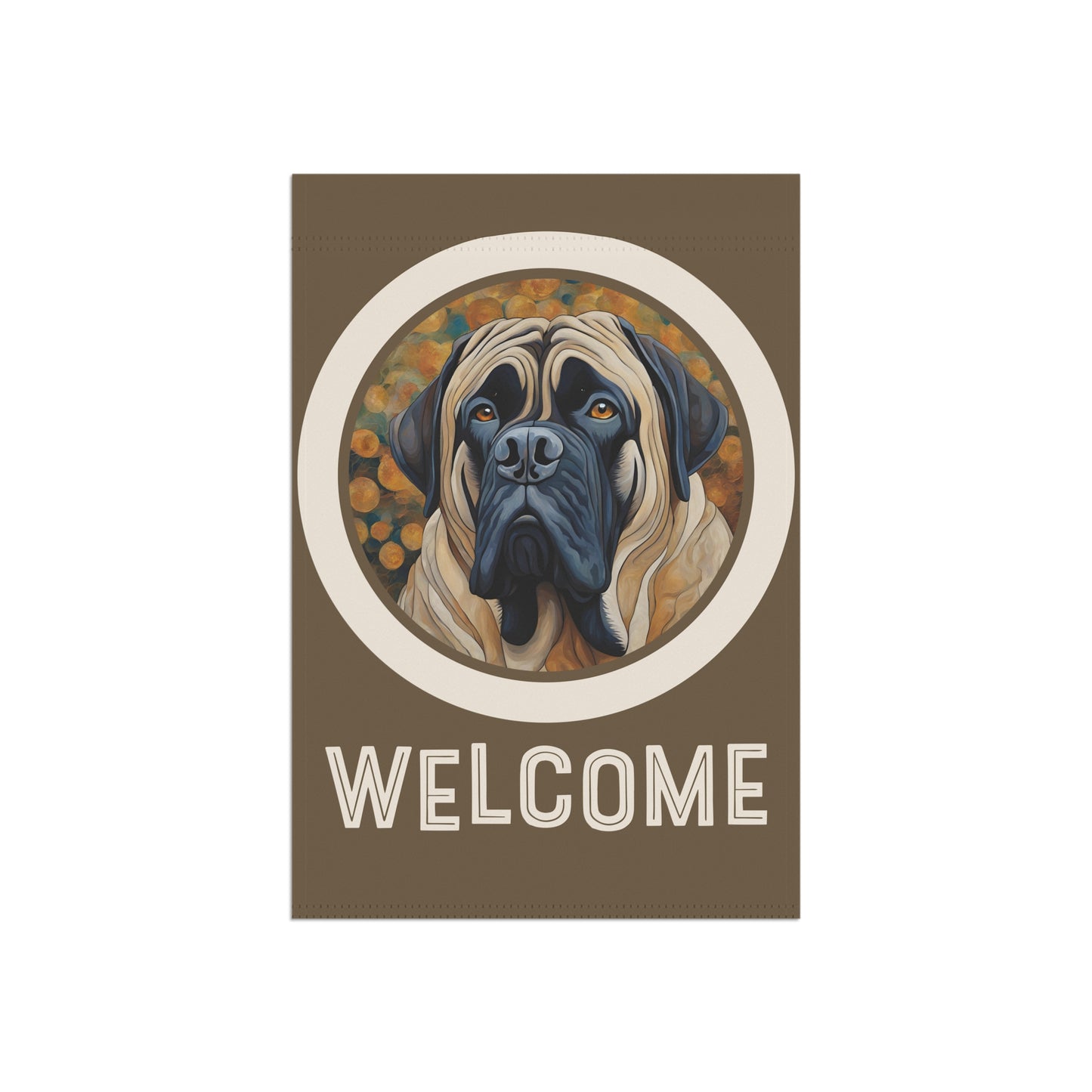 Mastiff Welcome 2-Sided Garden & House Flag/Banner