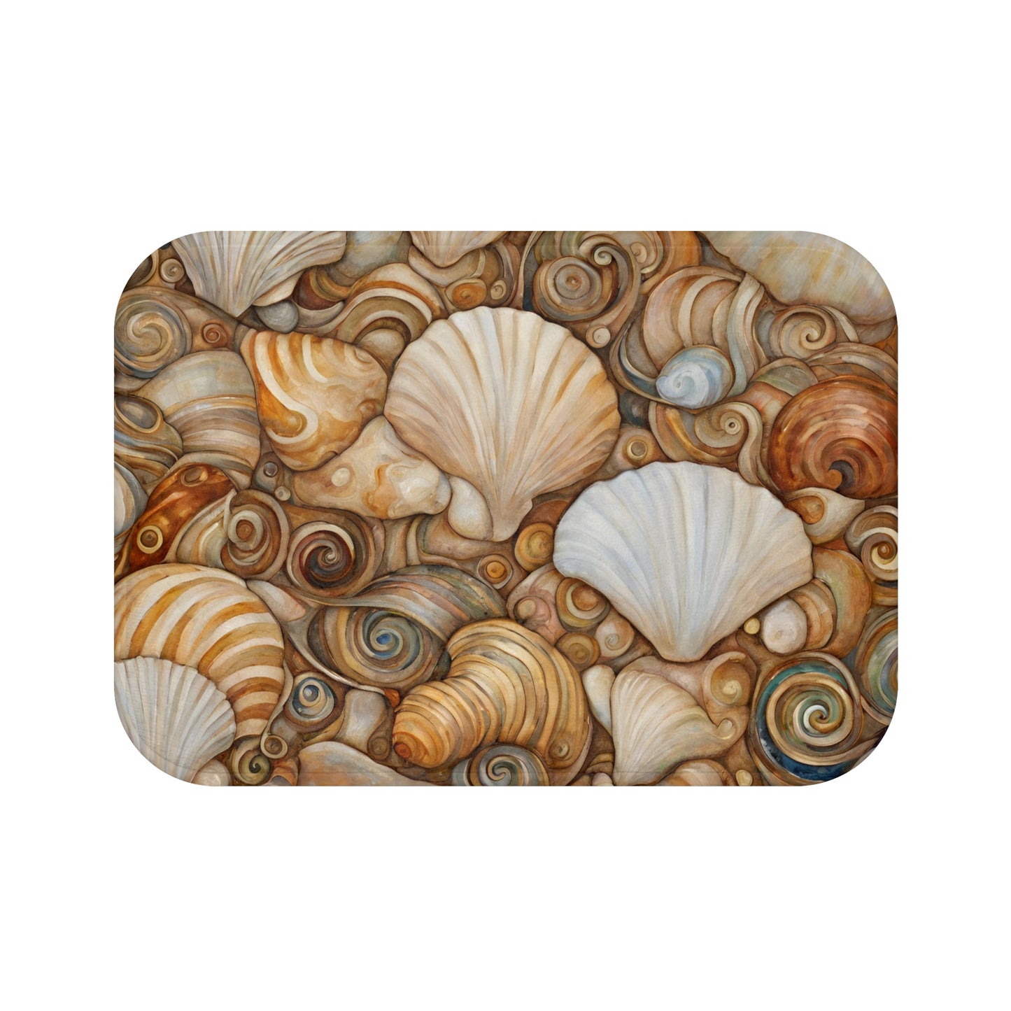 Shell Collection Microfiber Bath Mat