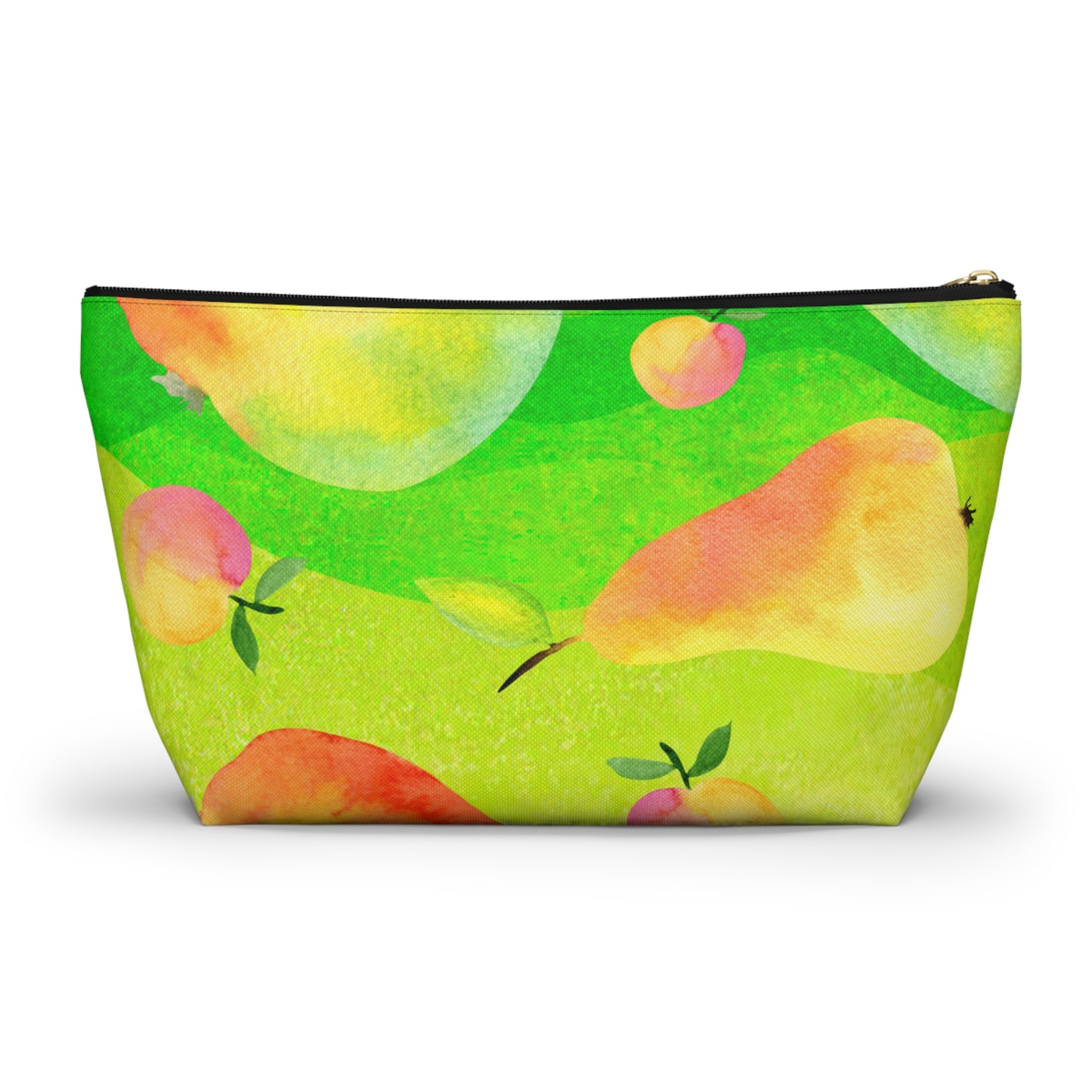 Pears & Apples Accessory Pouch w T-bottom