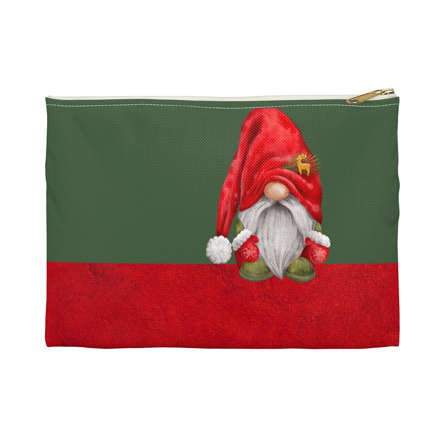 Gnome Santa Accessory Pouch