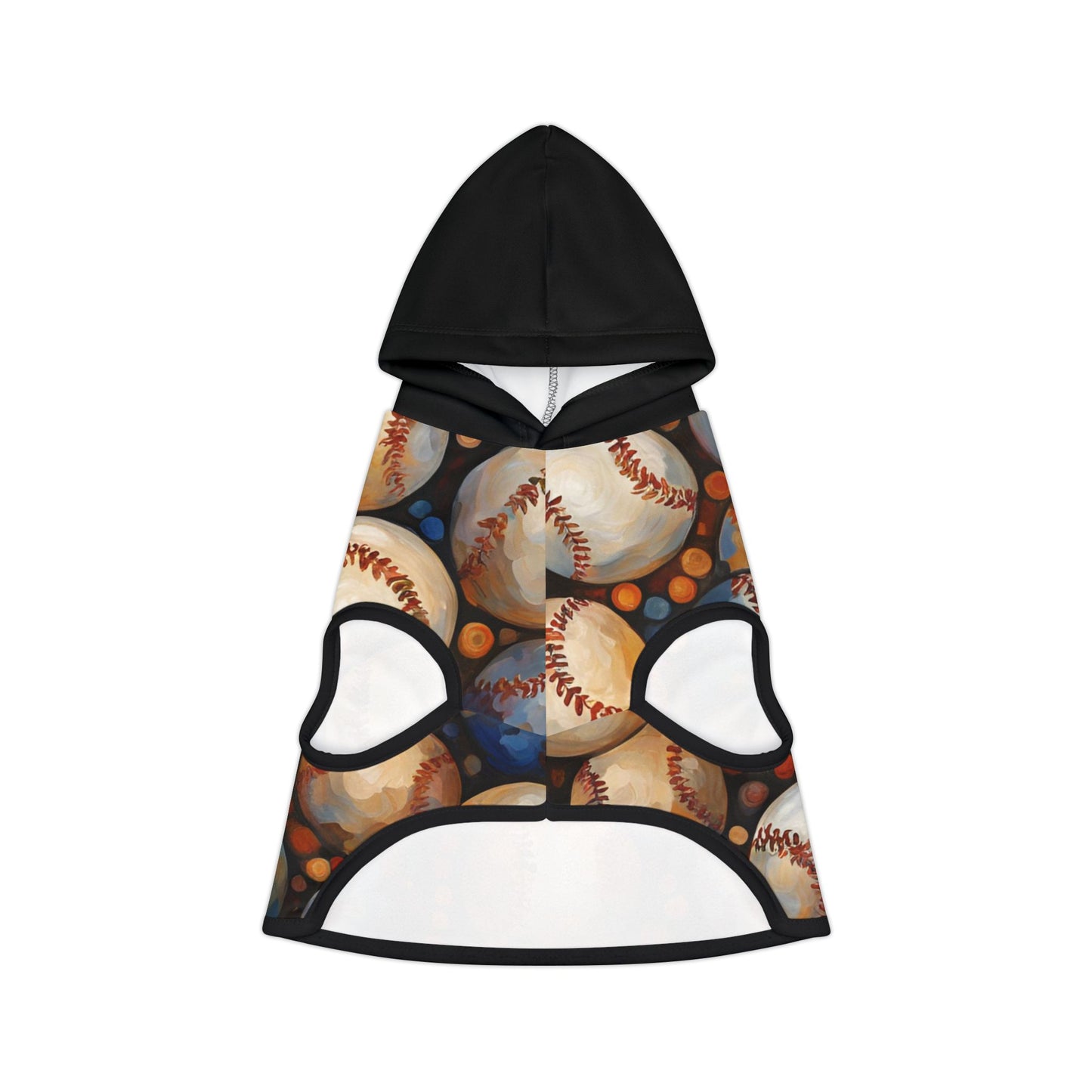 Vintage Baseballs Pet Hoodie