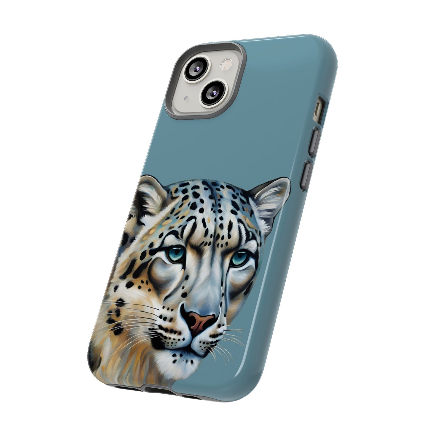 Snow Leopard iPhone Samsung Galaxy Google Pixel Tough Cases