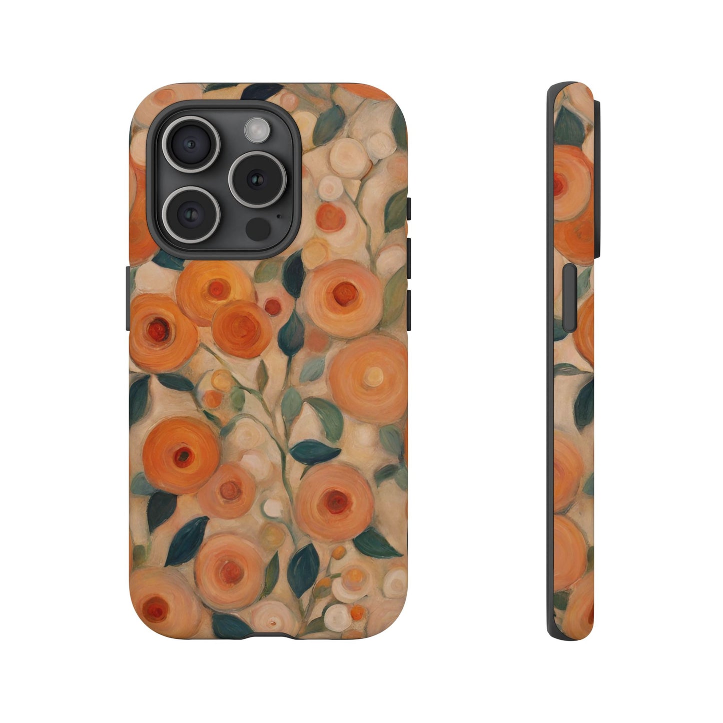 Citrus Floral iPhone Samsung Galaxy Google Pixel Tough Cases