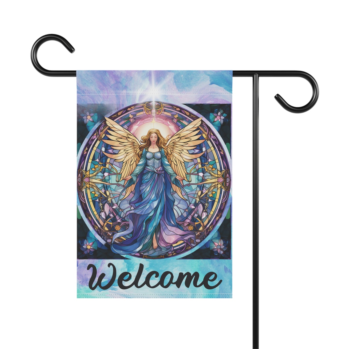 Angel Welcome 2-Sided Garden & House Banner