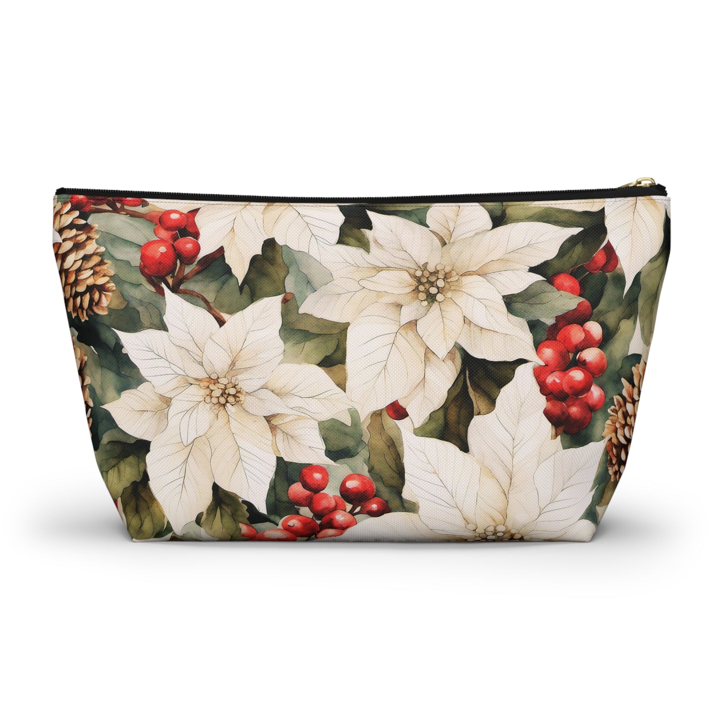 Nature's Holiday Accessory Pouch w T-bottom