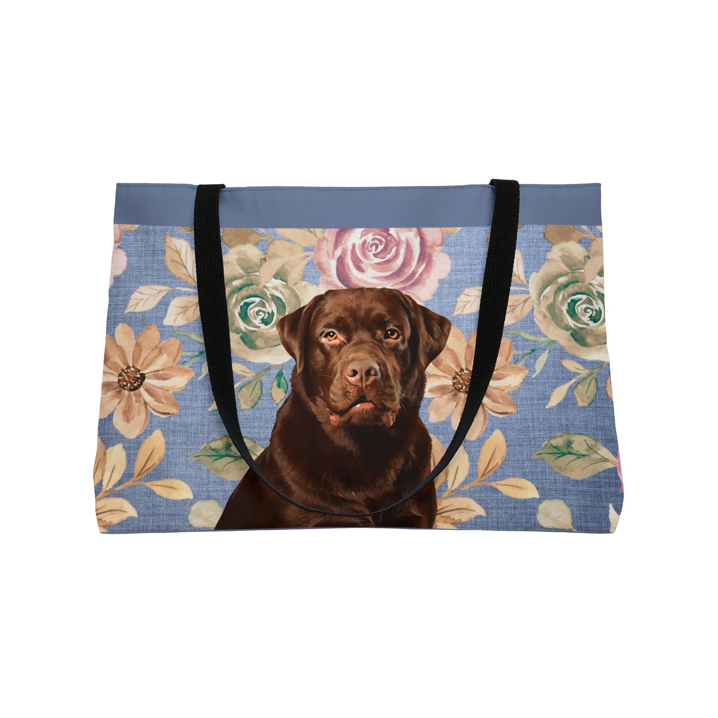 Chocolate Labrador Weekender Tote Bag