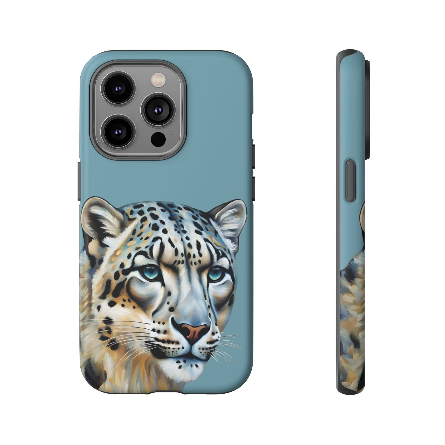 Snow Leopard iPhone Samsung Galaxy Google Pixel Tough Cases