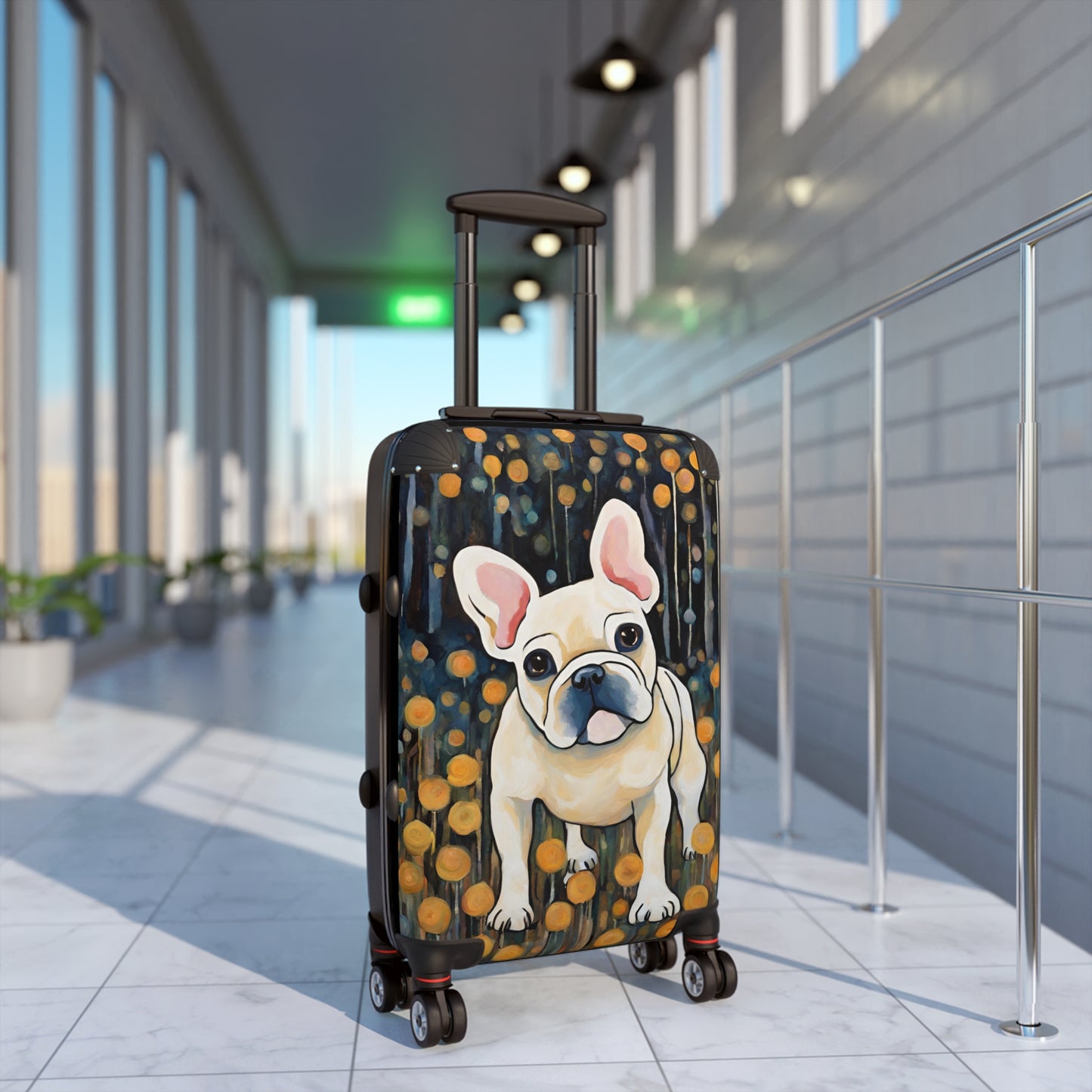 Have a Seat Frenchie Suitcase