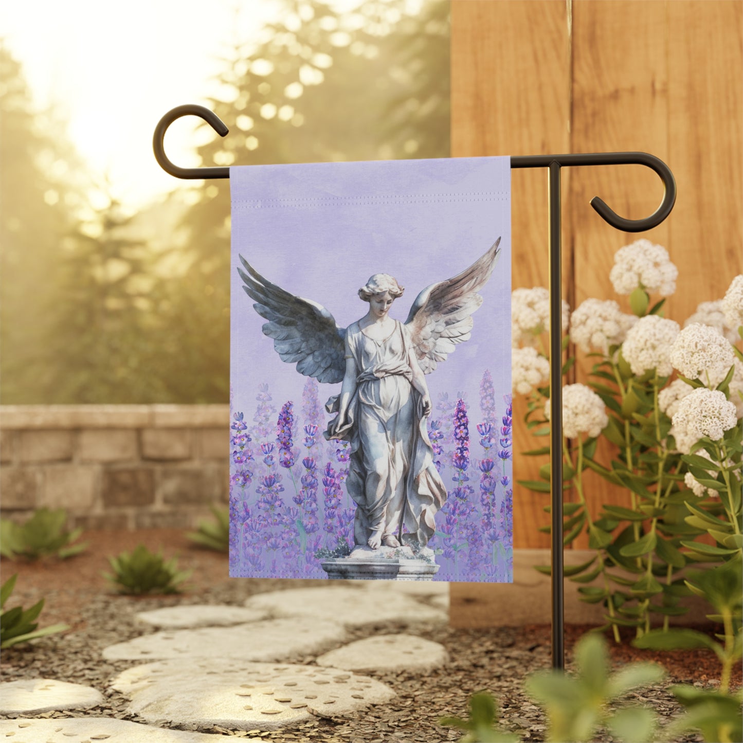 Lavender Angel 2-Sided Garden & House Banner