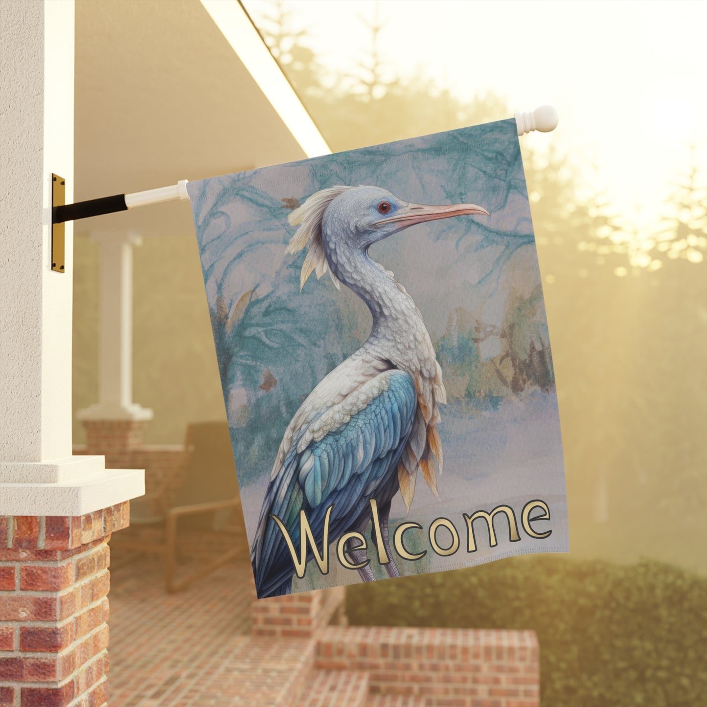 In the Bayou Welcome 2-Sided Garden & House Flag/Banner