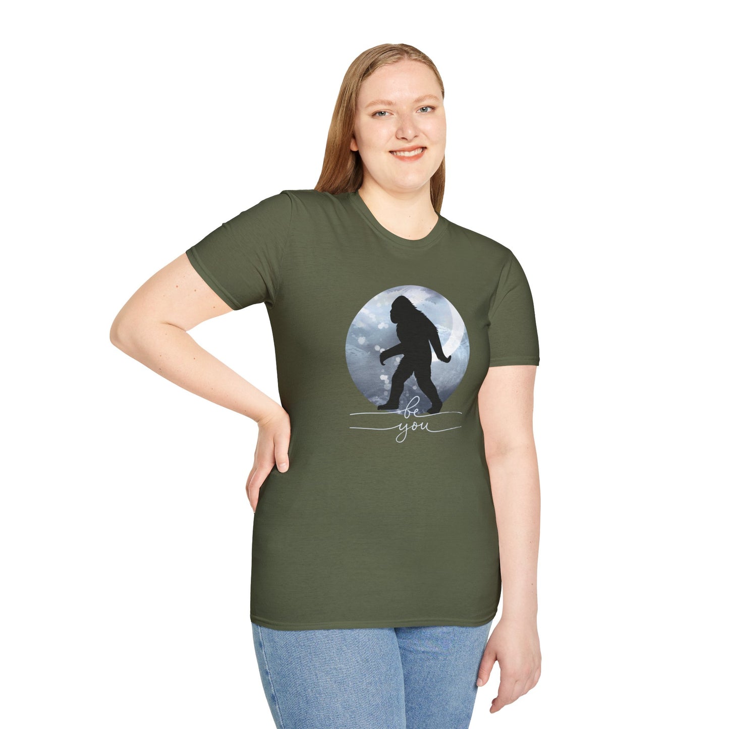 Be You Big Foot Sasquatch Yeti Unisex Softstyle T-Shirt