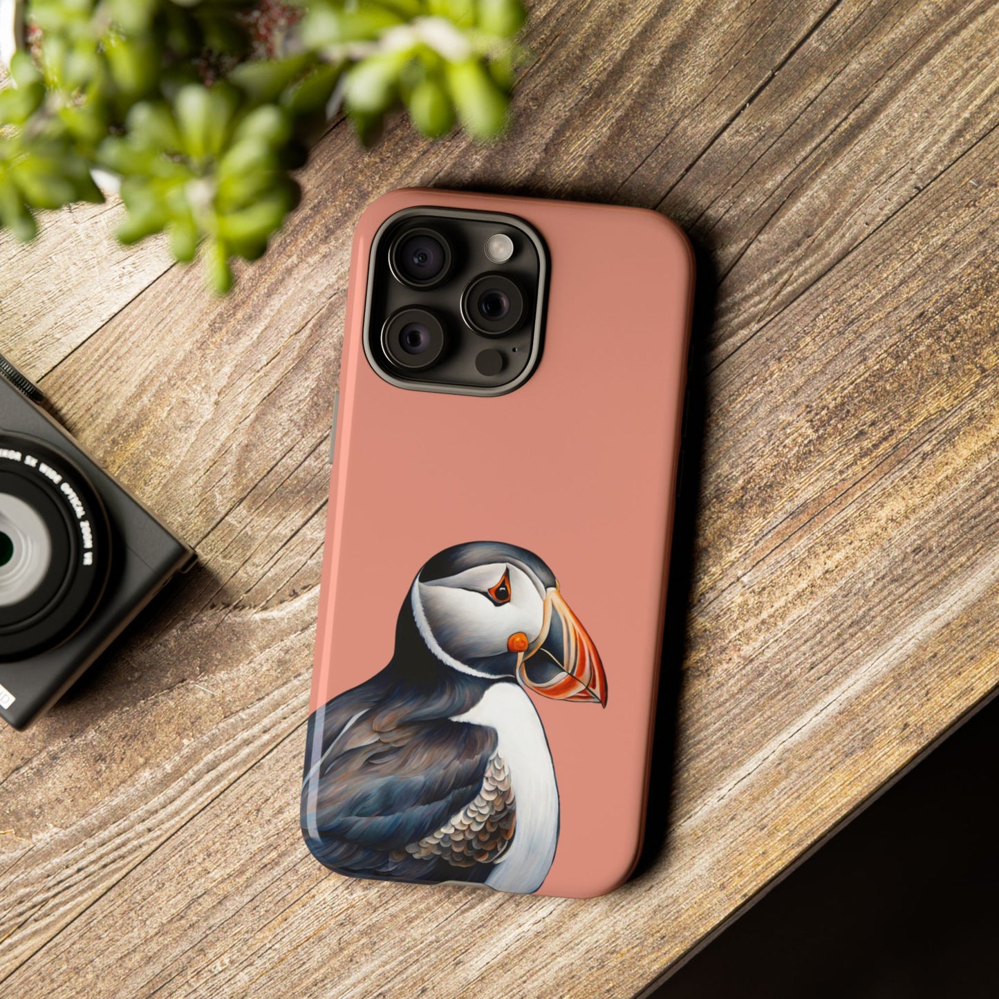 Puffin Wildlife iPhone Samsung Galaxy Google Pixel Tough Cases