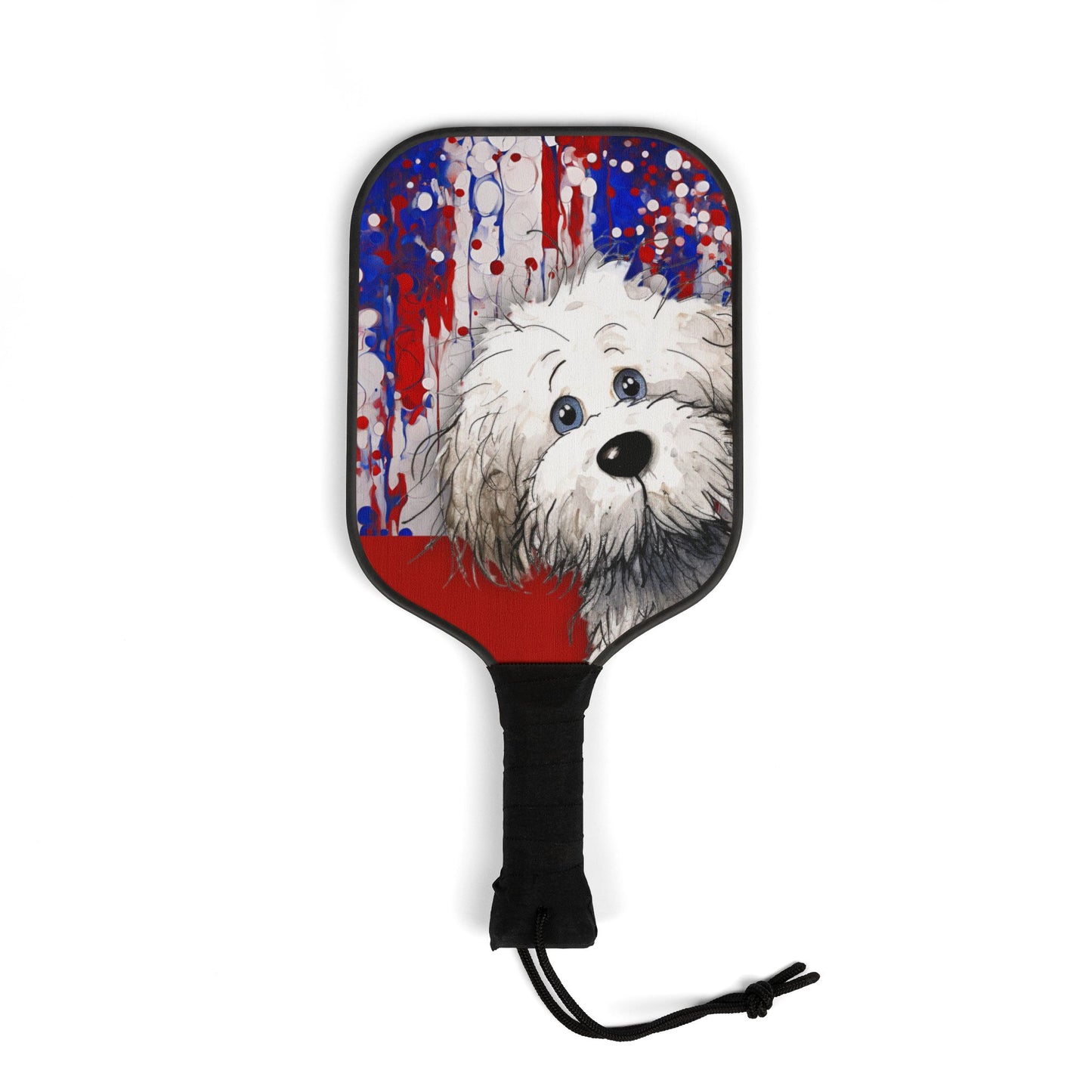 Crazy Bichon Frise Pickleball Kit