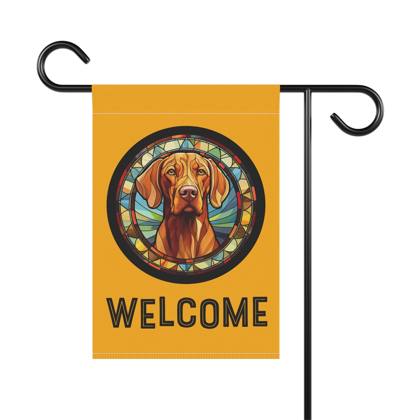 Viszla Welcome 2-Sided Garden & House Flag/Banner