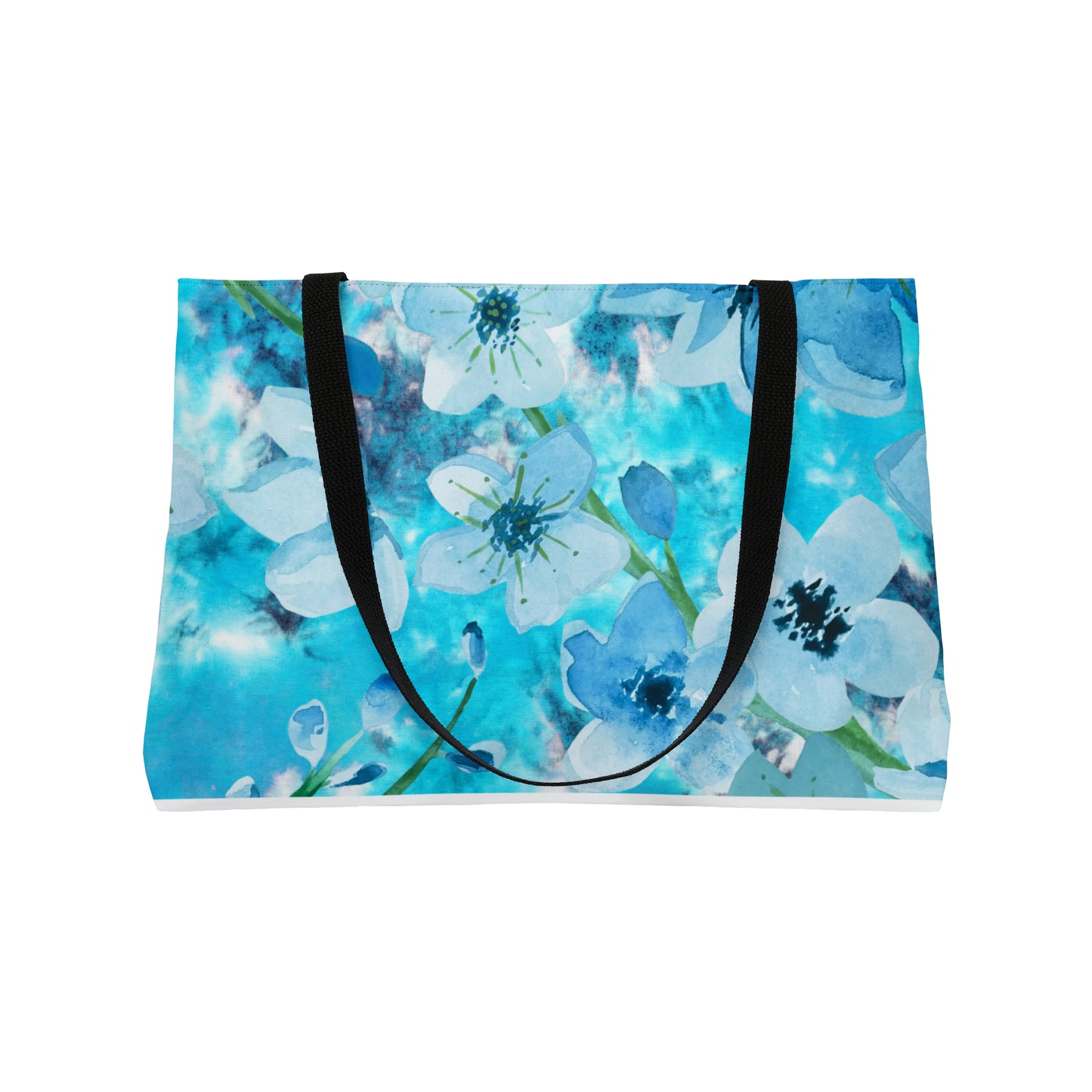 Nordic Floral Overnight Weekender Tote Bag