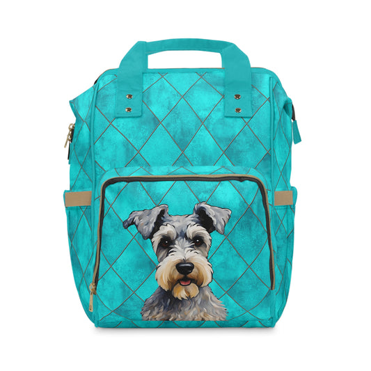 Miniature Schnauzer 2 Multifunctional Backpack