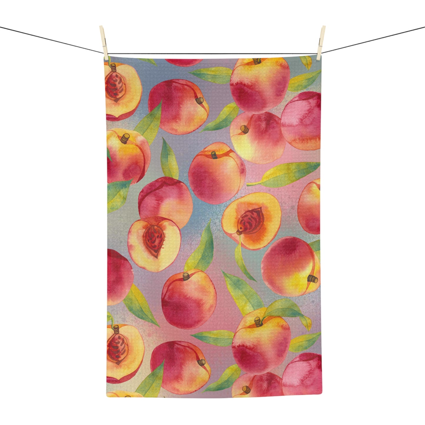 Peachy Microfiber Tea Towel