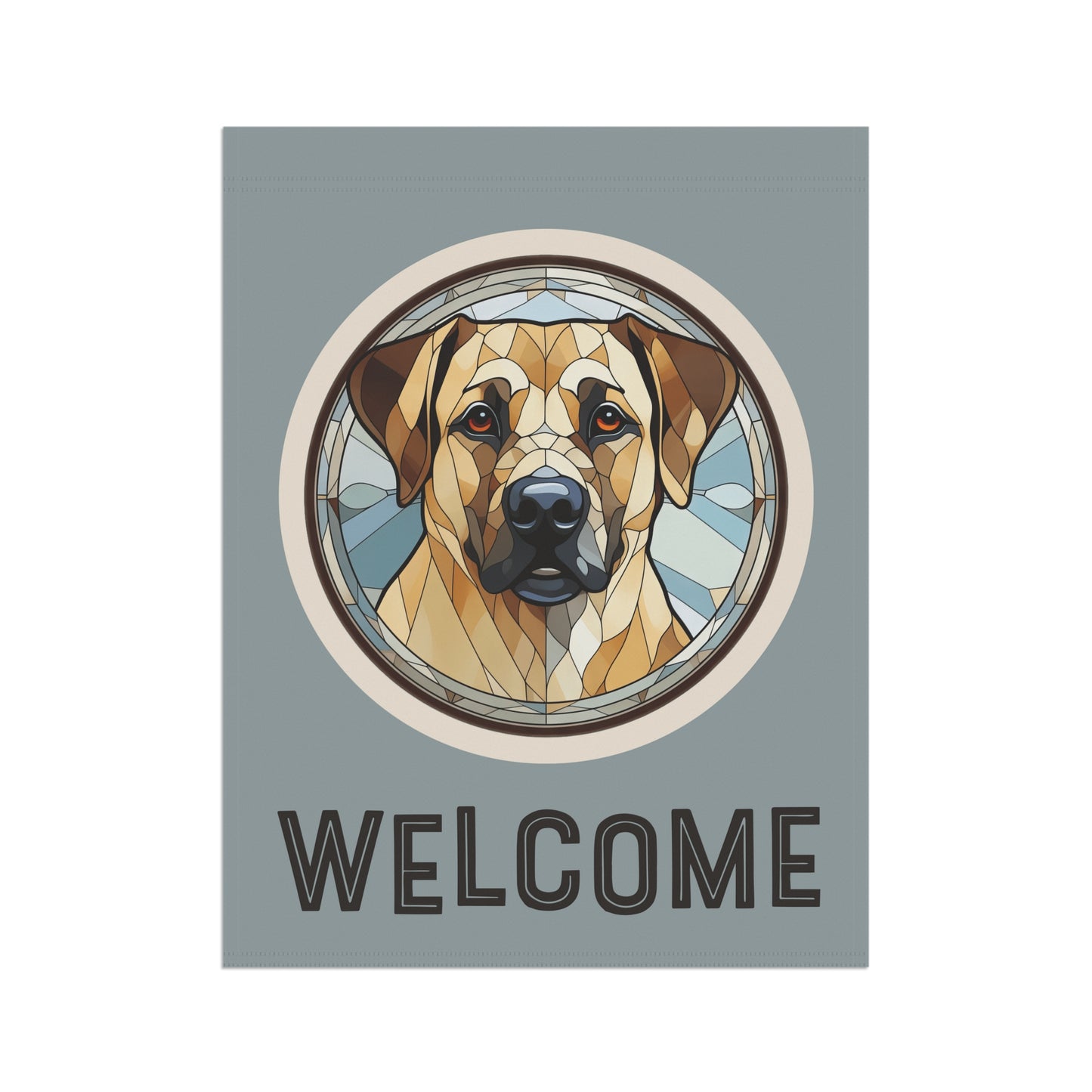 Anatolian Shepherd Welcome 2-Sided Garden & House Flag/Banner