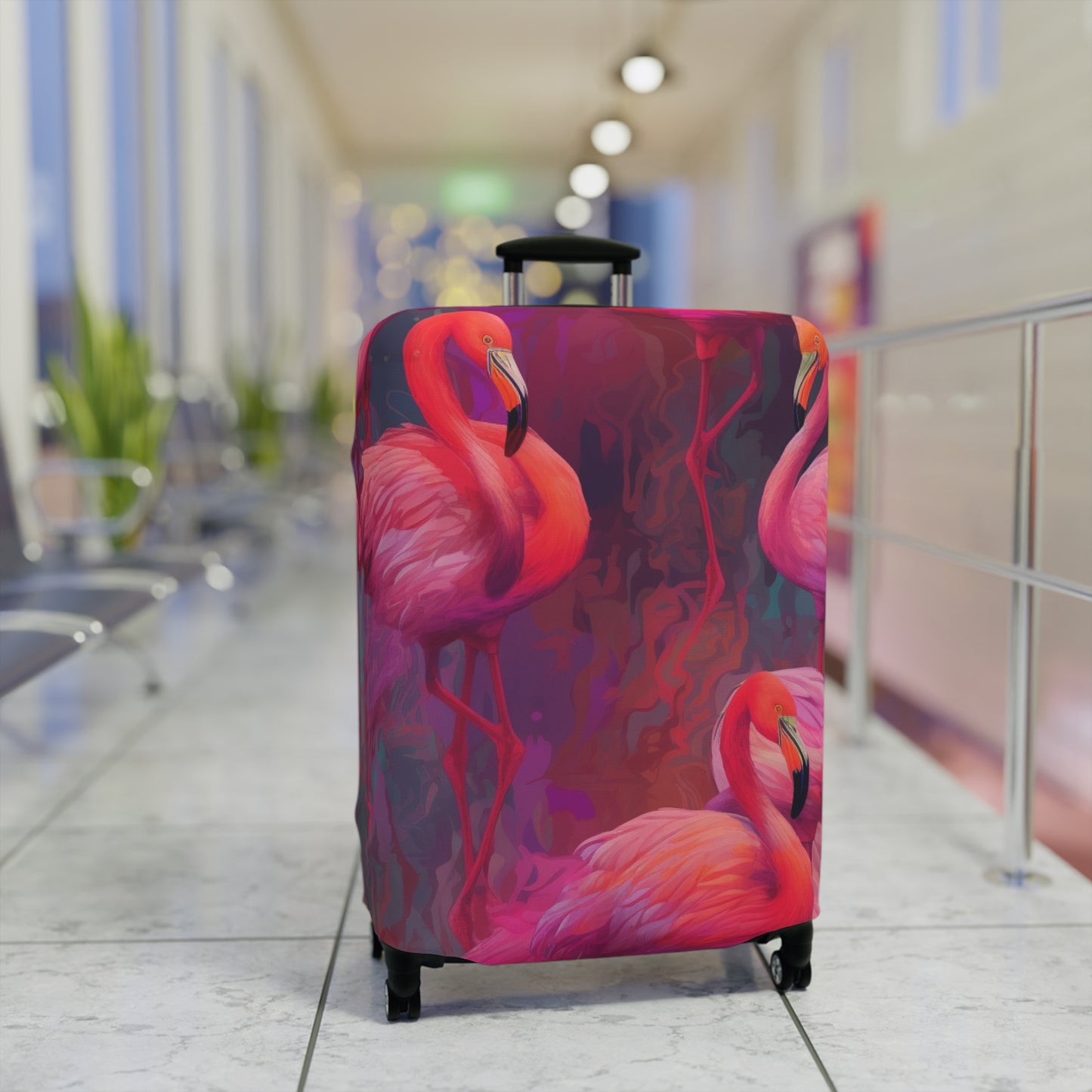 Flamingo Dreams Luggage Cover