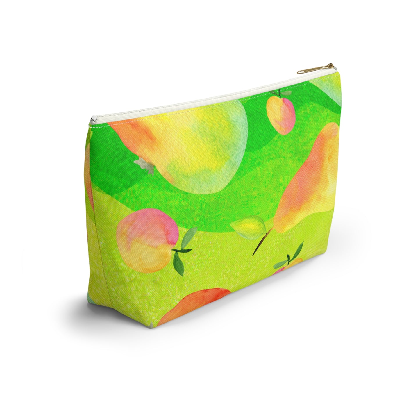 Pears & Apples Accessory Pouch w T-bottom