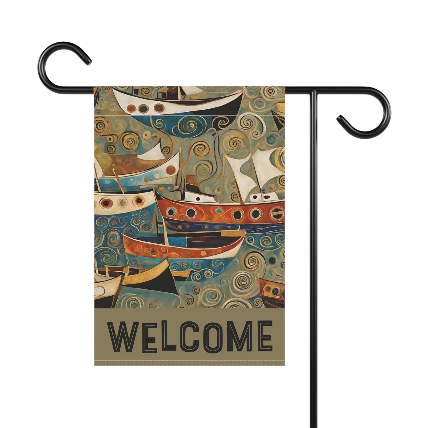 The Harbor Welcome 2-Sided Garden & House Flag/Banner