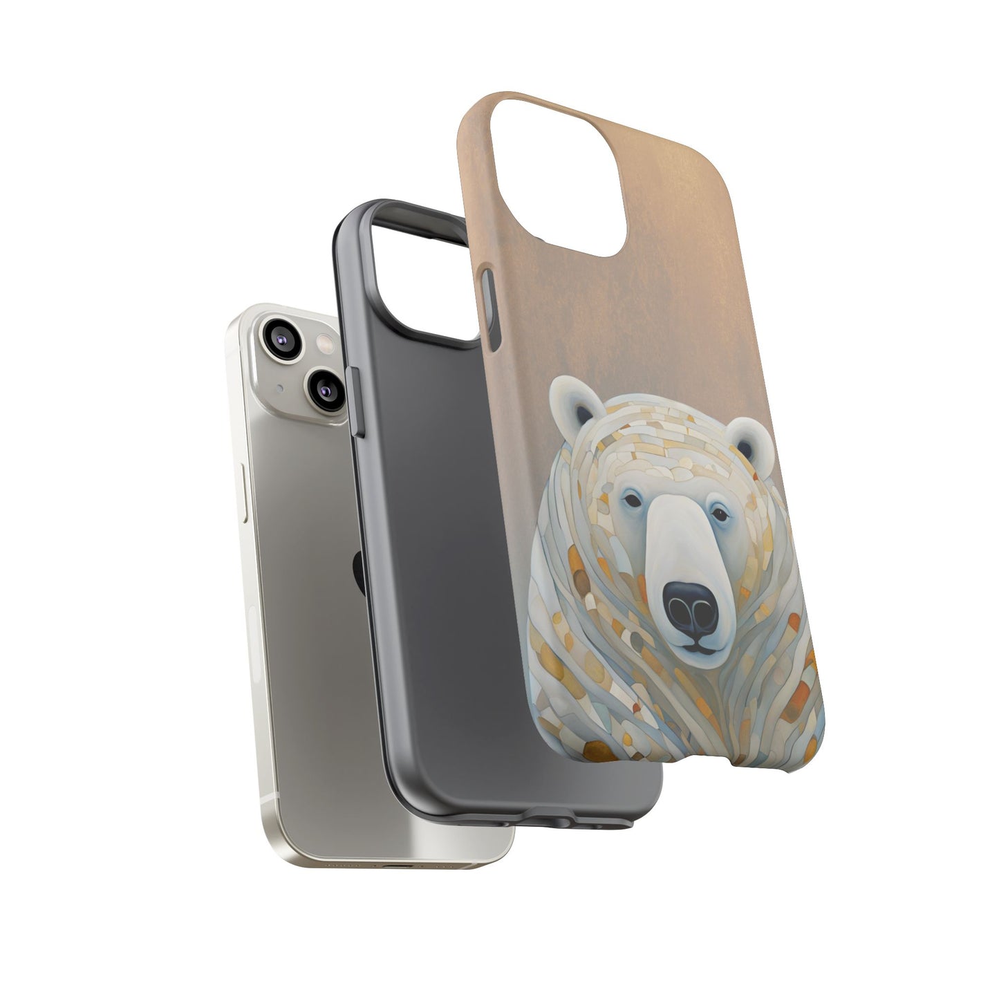 Polar Bear Wildlife iPhone Samsung Galaxy Google Pixel Tough Cases