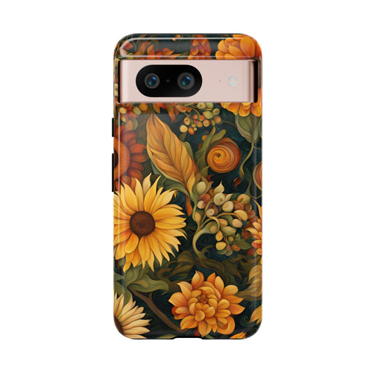 Autumn Flowers iPhone Samsung Galaxy Google Pixel Tough Cases