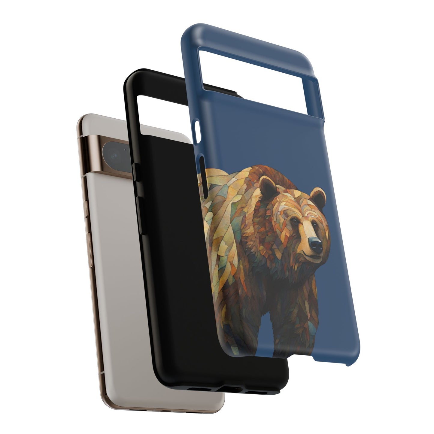 Grizzly Wildlife iPhone Samsung Galaxy Google Pixel Tough Cases