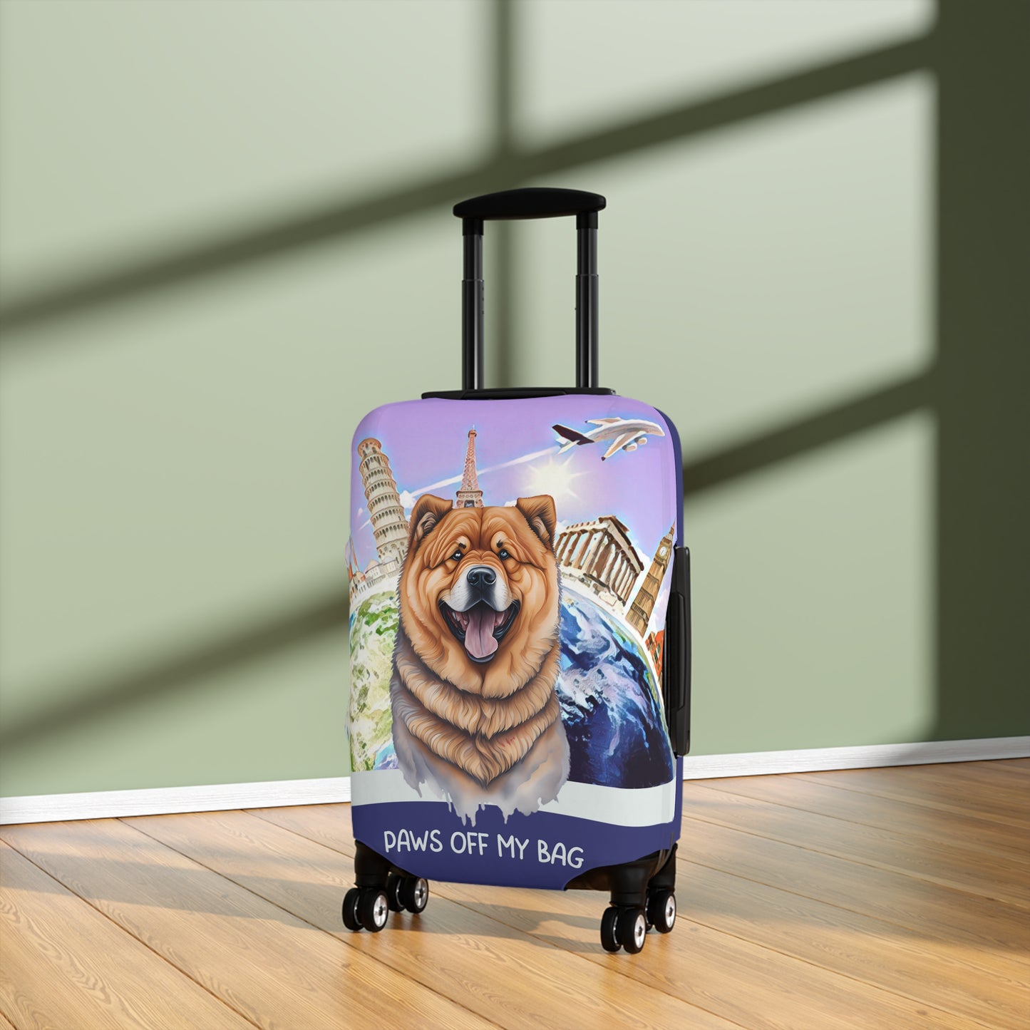 Chow Chow Paws Off My Bag Luggage Cover