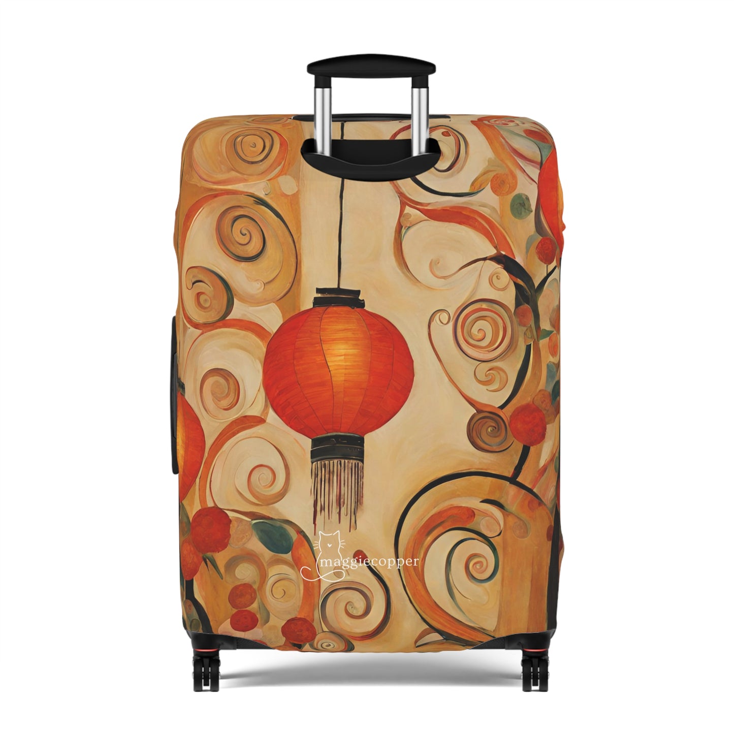 Lanterns & Swirls Luggage Cover