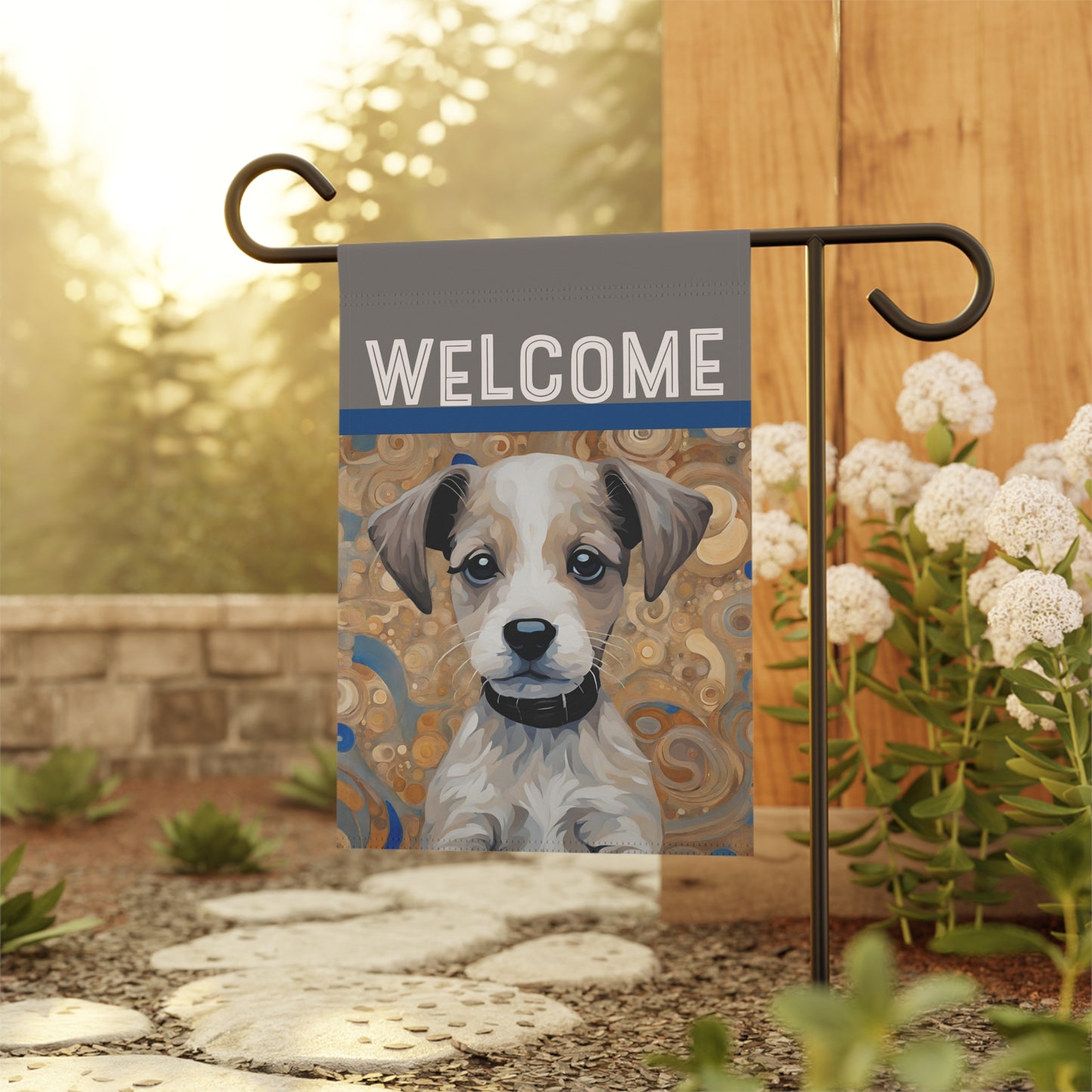 Phillip Welcome 2-Sided Garden & House Flag/Banner