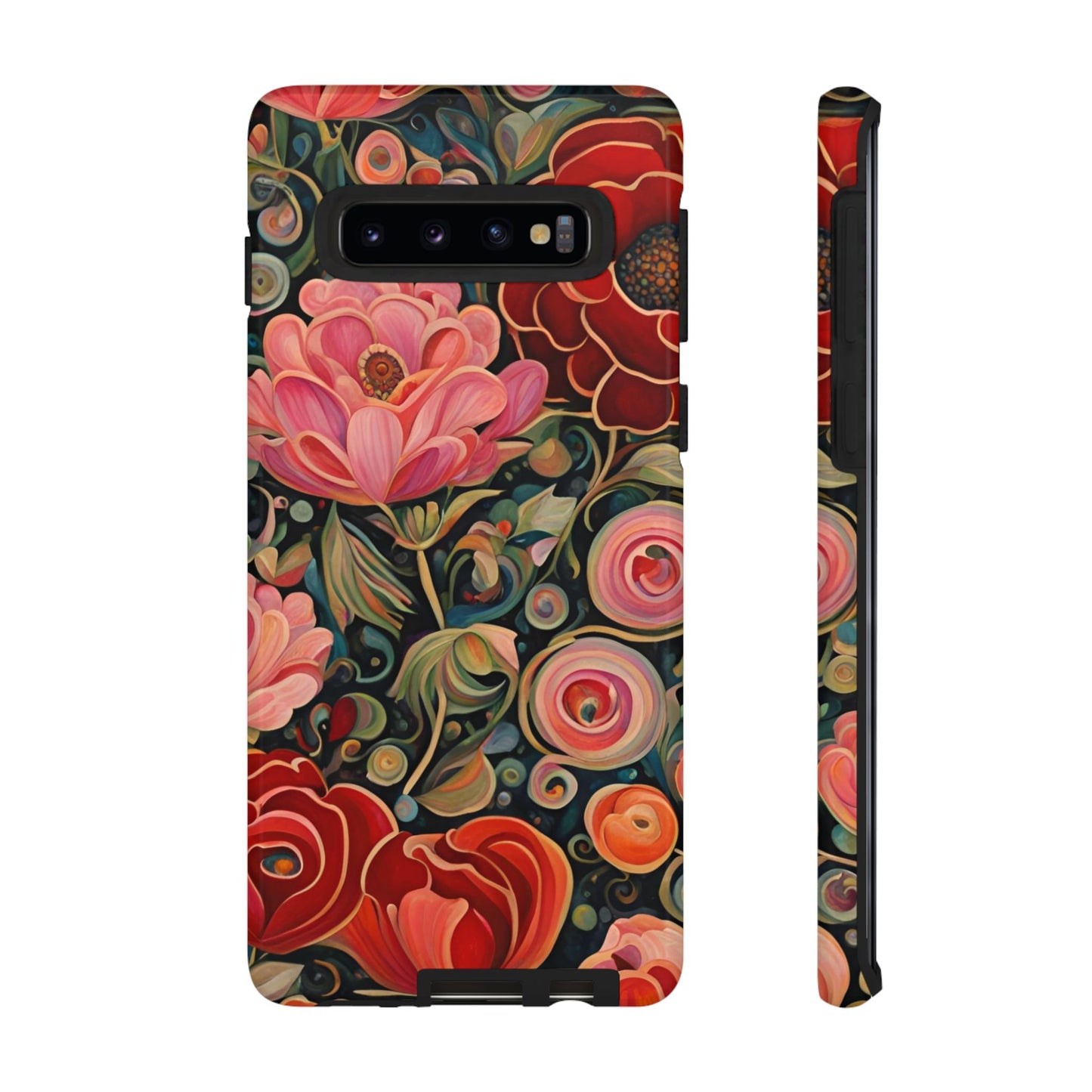 February Flowers iPhone Samsung Galaxy Google Pixel Tough Cases