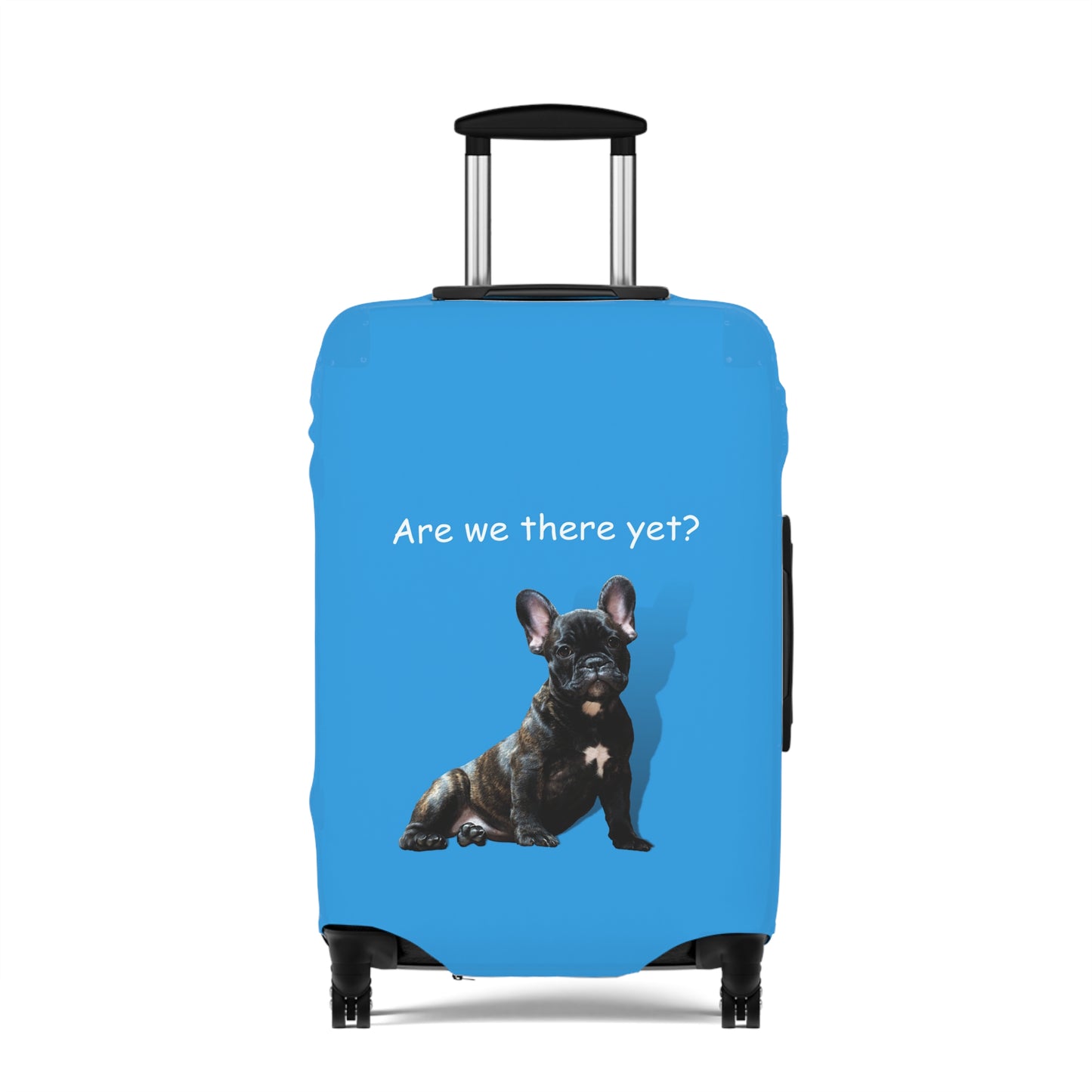 Boston Terrier Are We There Yet? Luggage Cover