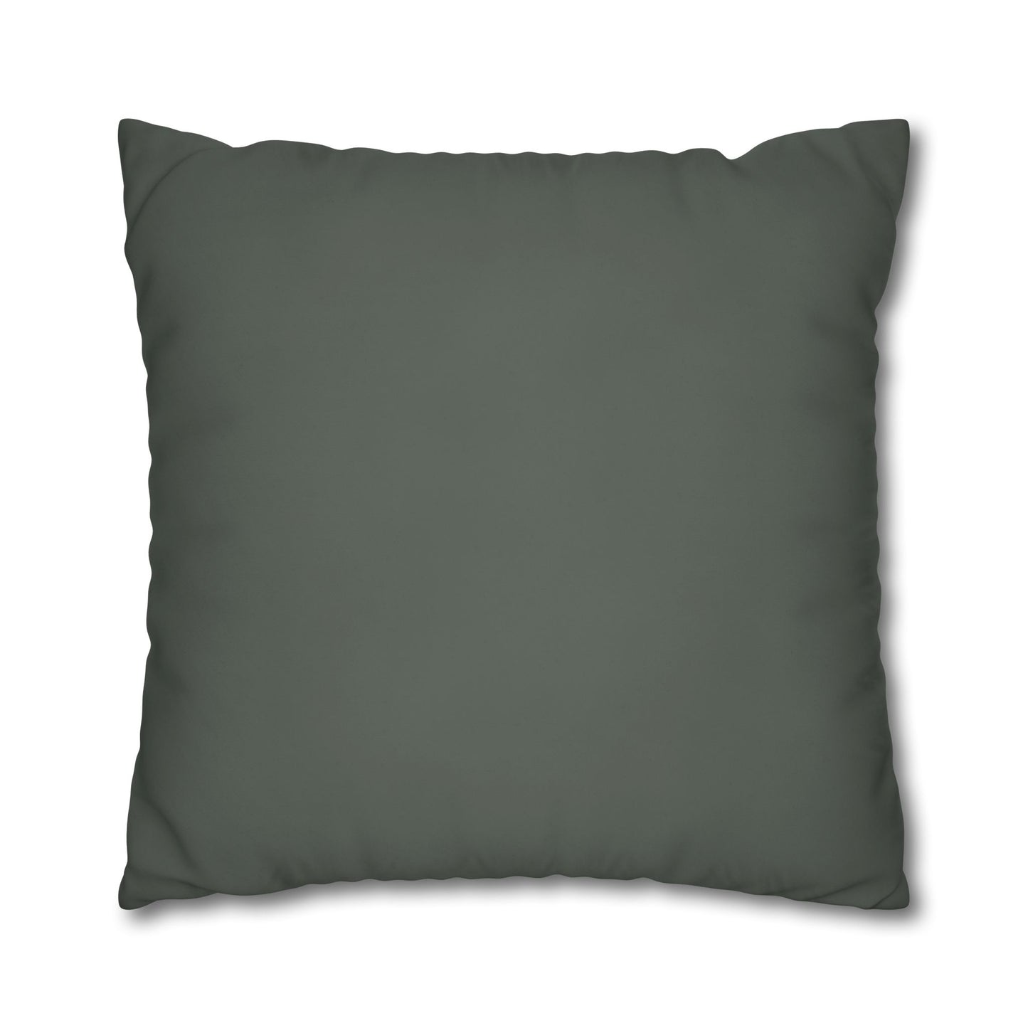 Winter Grizzly Square Poly Canvas Pillowcase