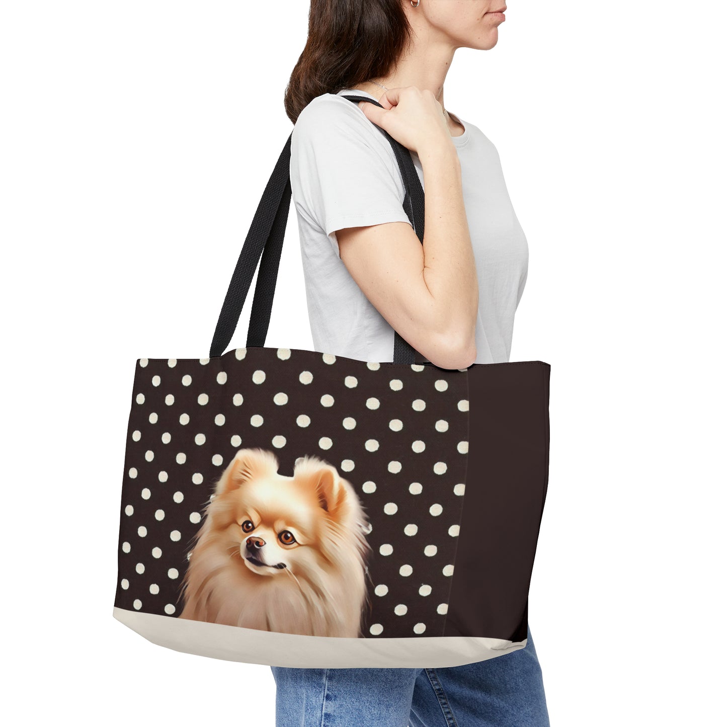 Pomeranian Weekender Tote Bag