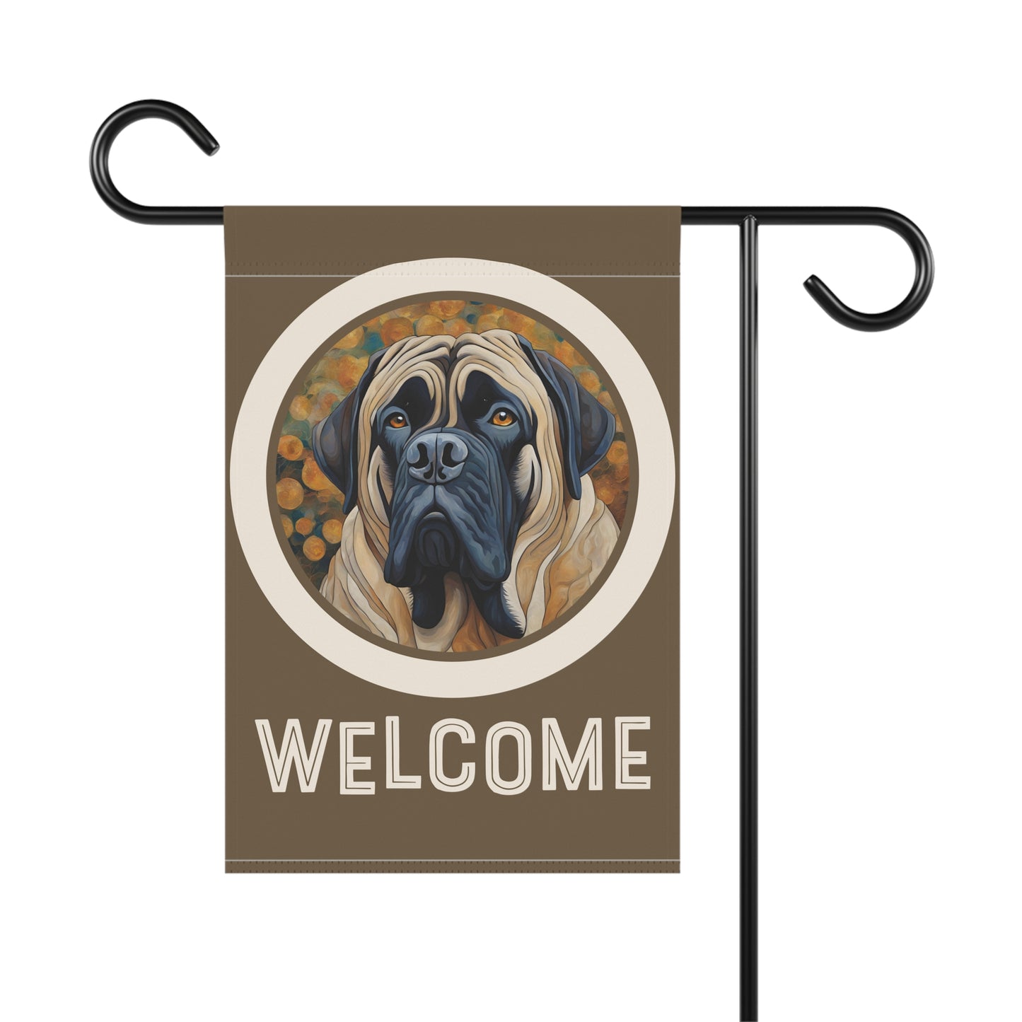 Mastiff Welcome 2-Sided Garden & House Flag/Banner