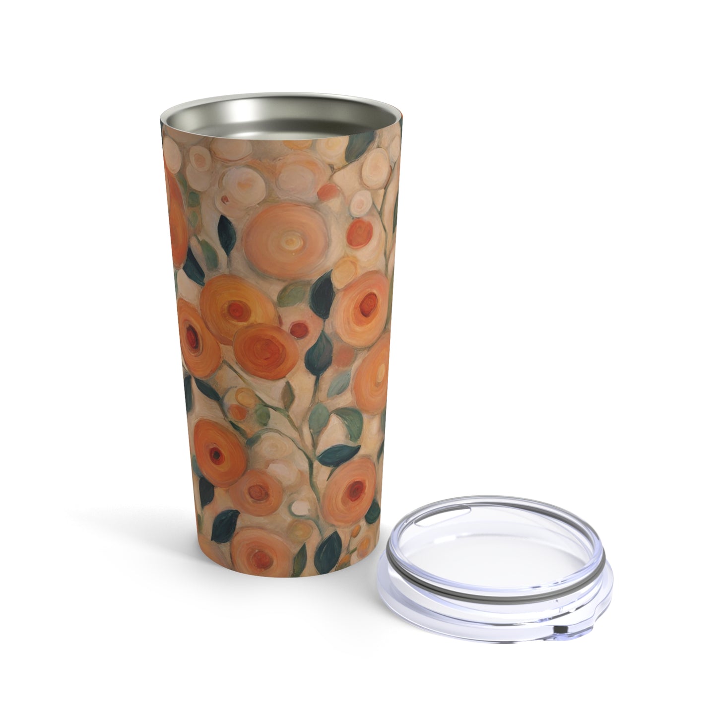 Citrus Floral Stainless Steel Tumbler 20oz