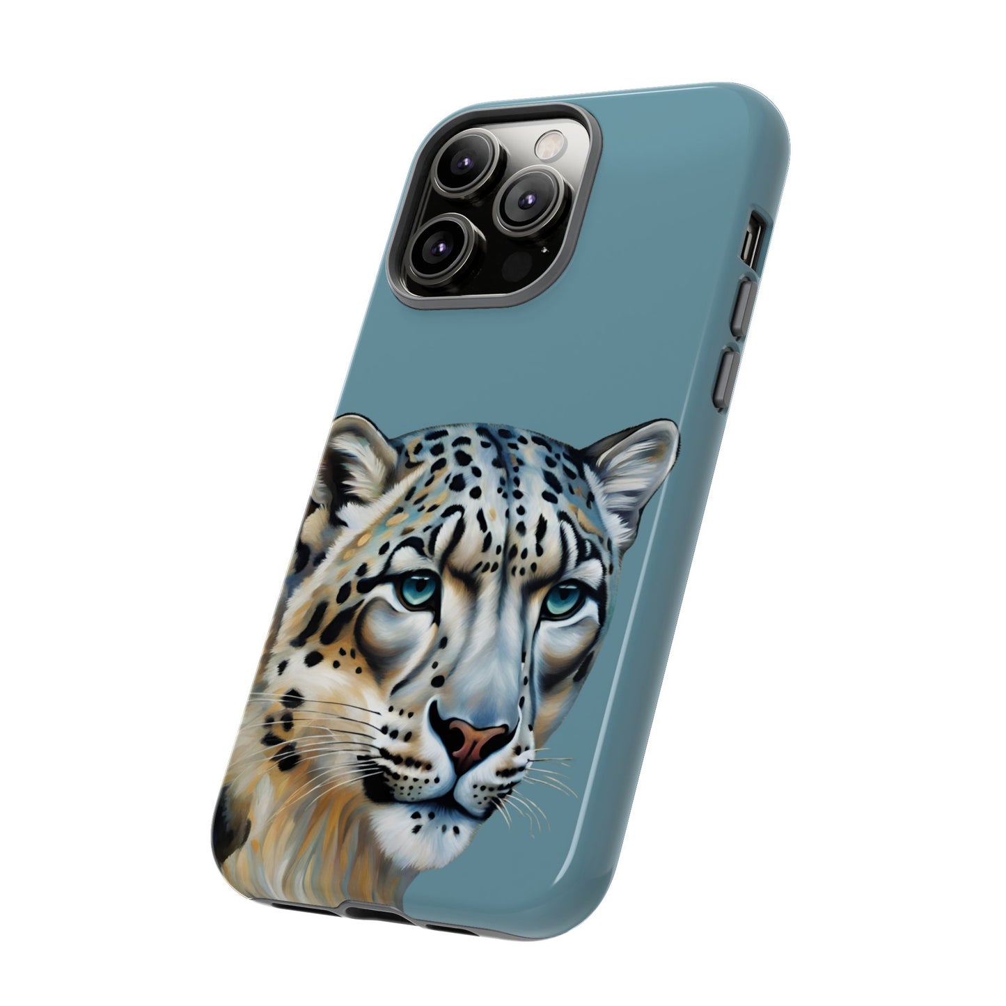 Snow Leopard iPhone Samsung Galaxy Google Pixel Tough Cases