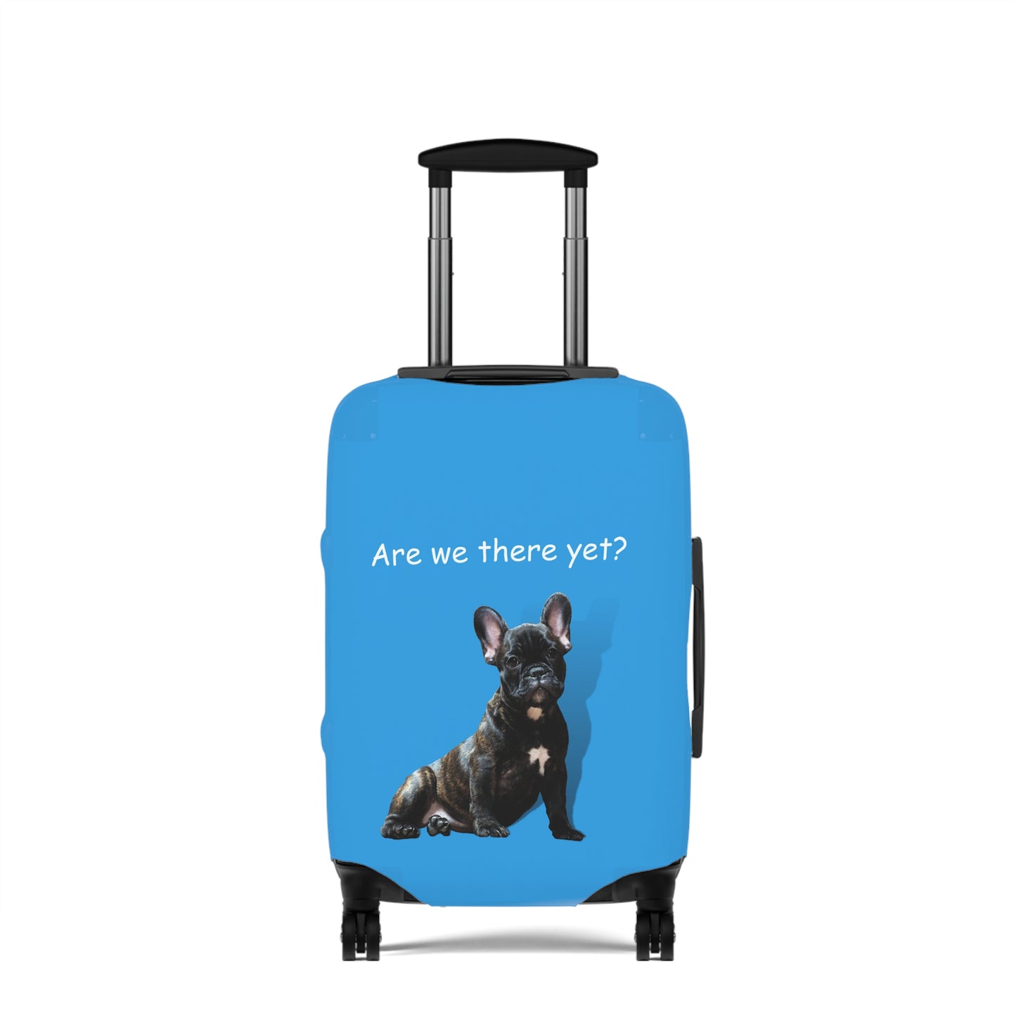 Boston Terrier Are We There Yet? Luggage Cover