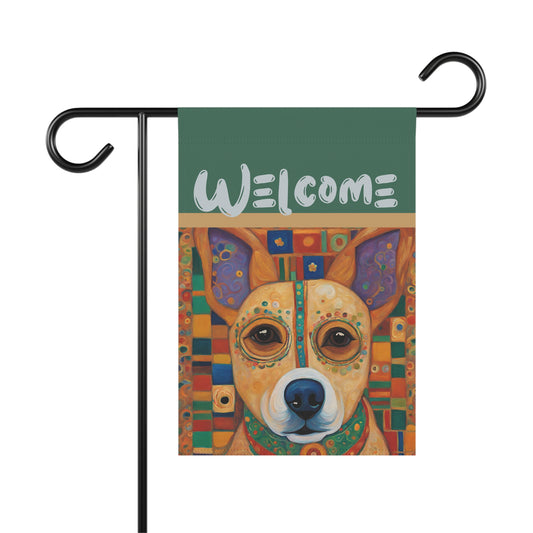 Chuy Welcome 2-Sided Garden & House Flag/Banner