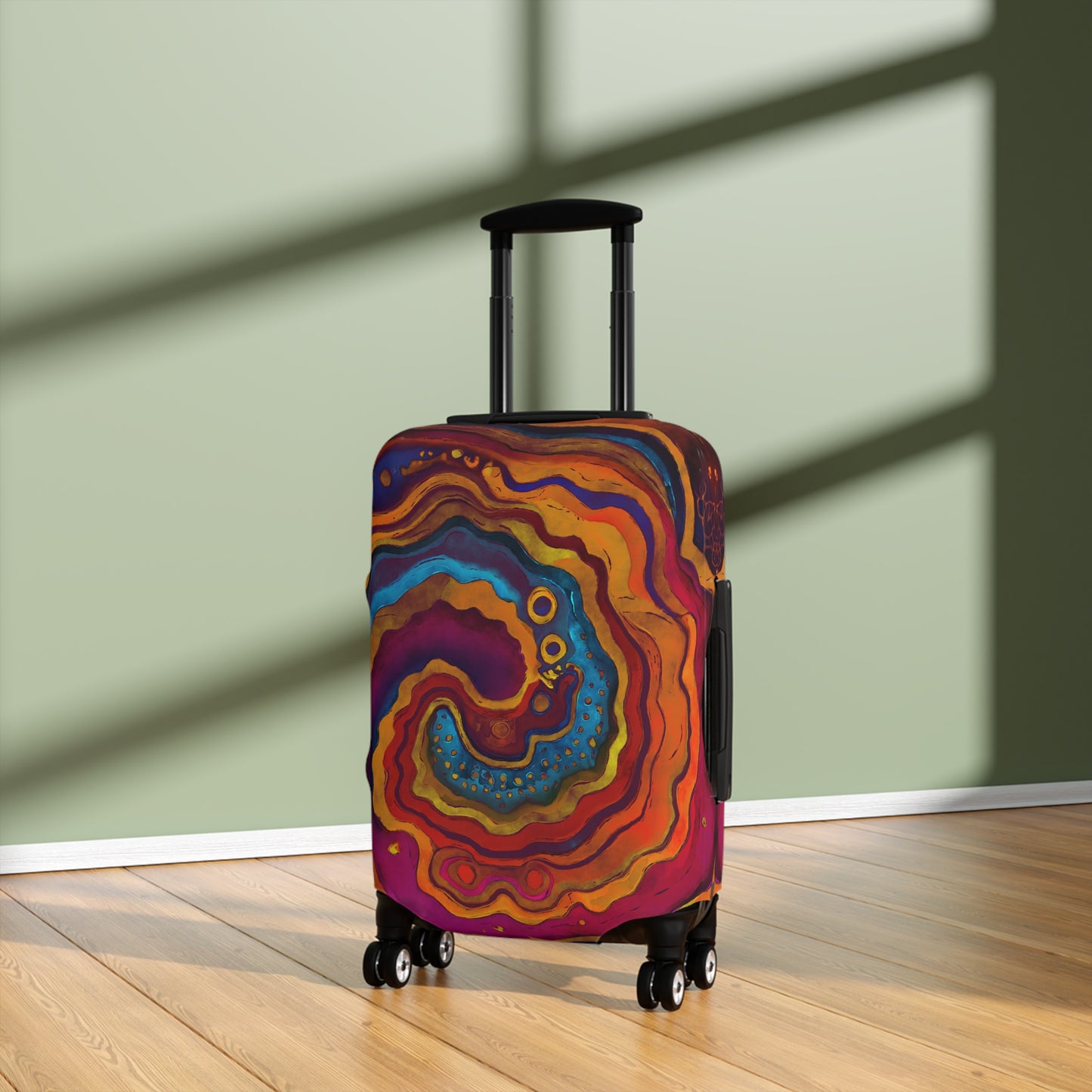 Geode Swirl Luggage Cover