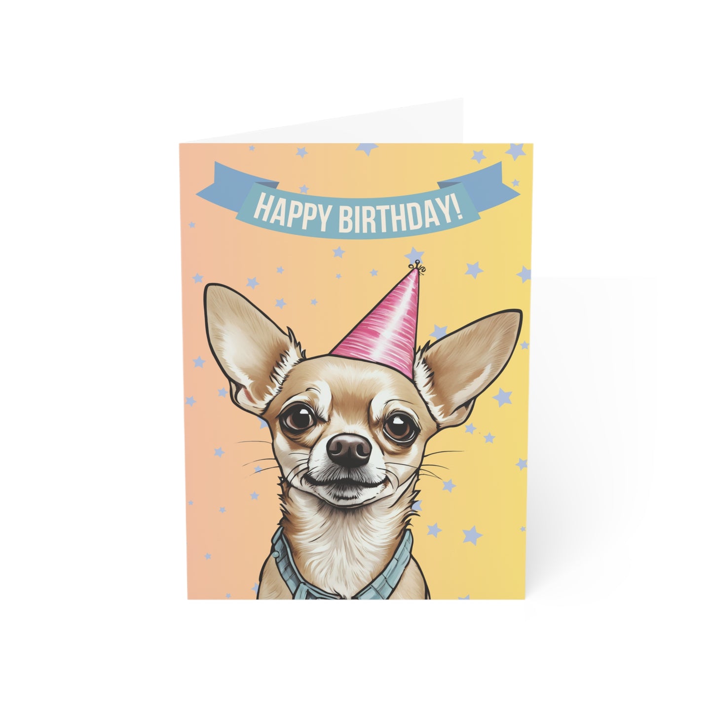 Chihuahua Happy Birthday 5 x 7 Greeting Cards (10 pack)